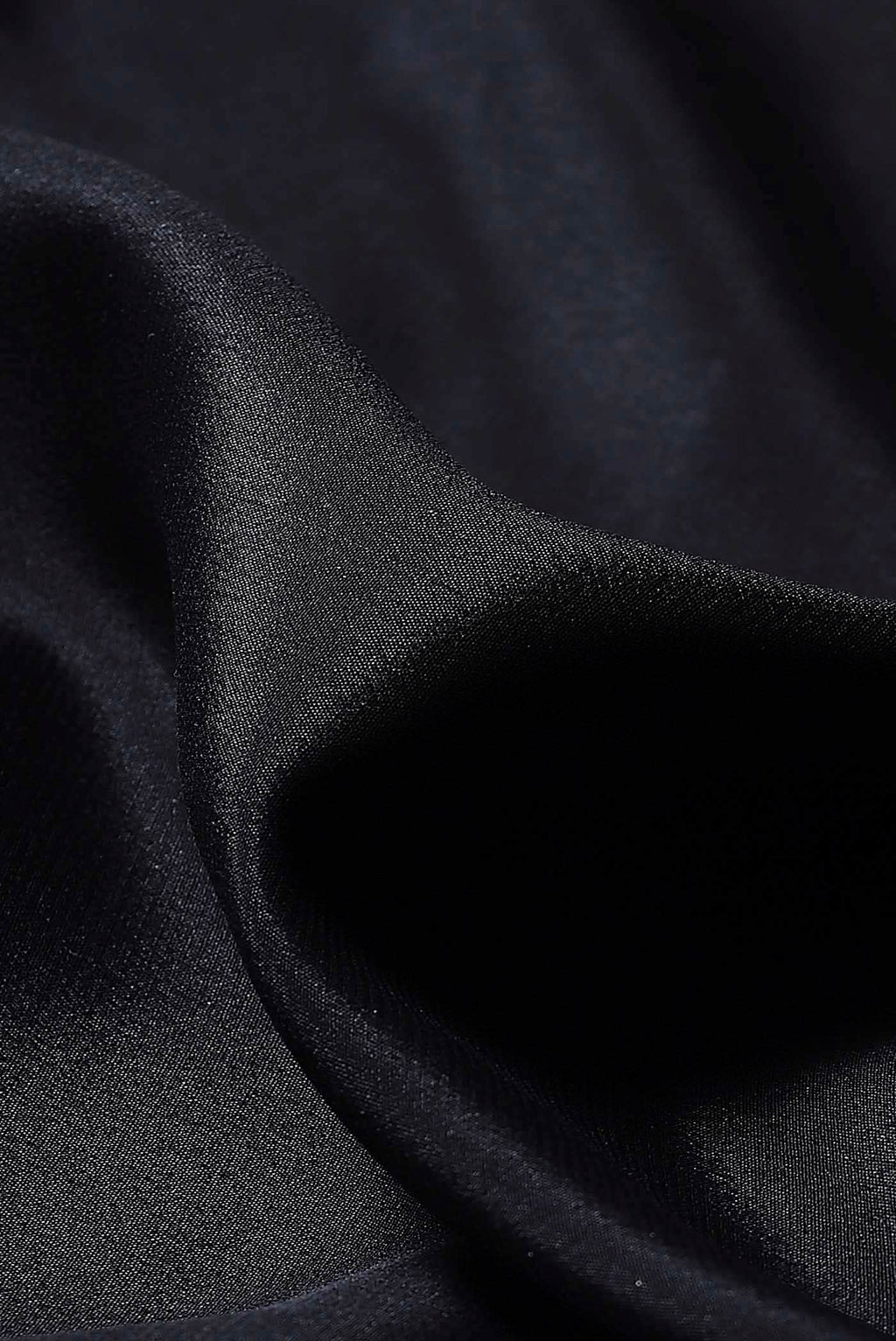 Black Mysore Crepe Saree