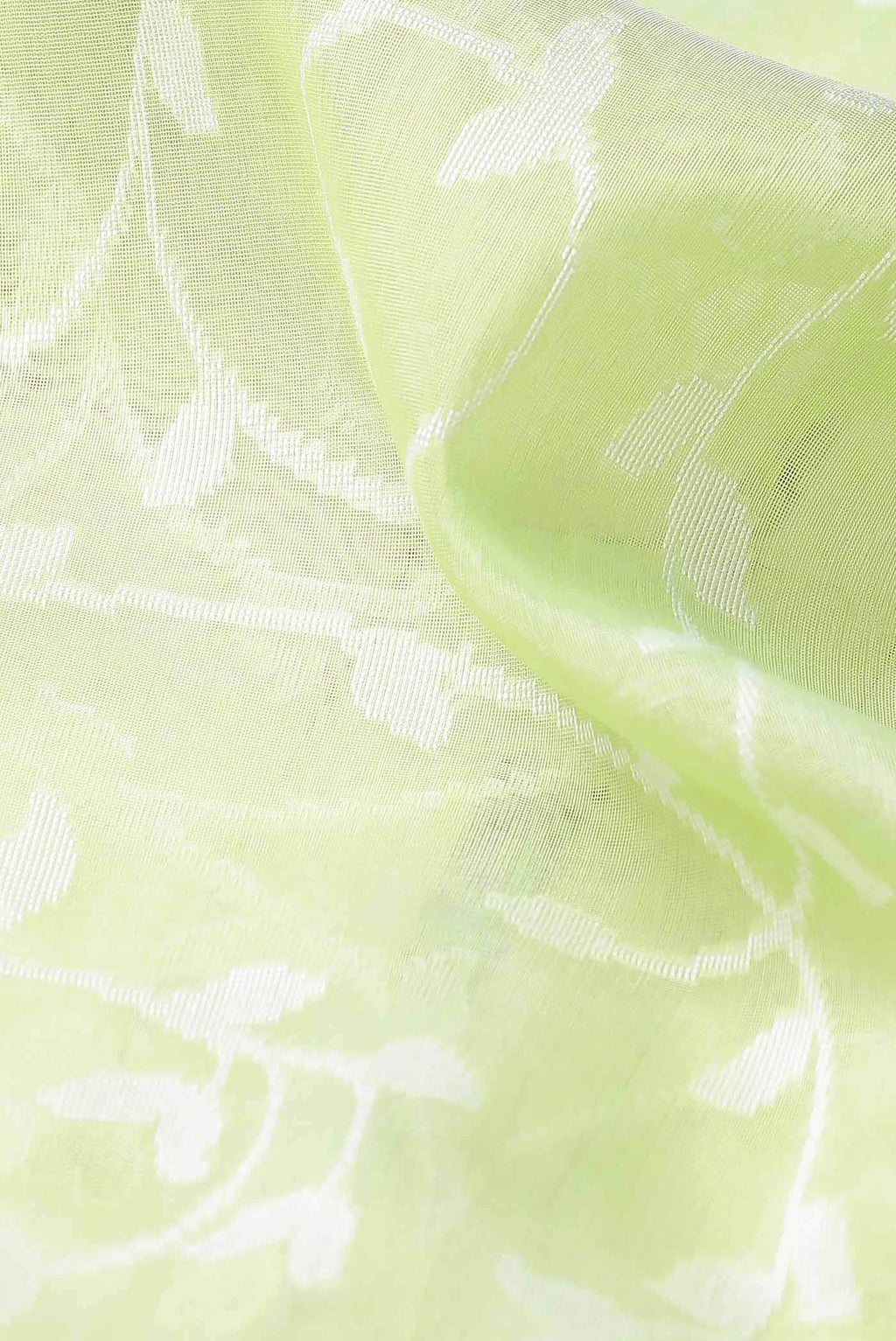 Green Banarasi Kora Silk Saree