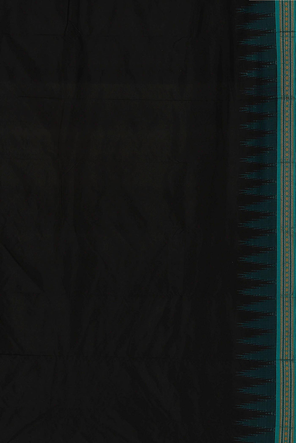 Black Bangalore Silk Saree