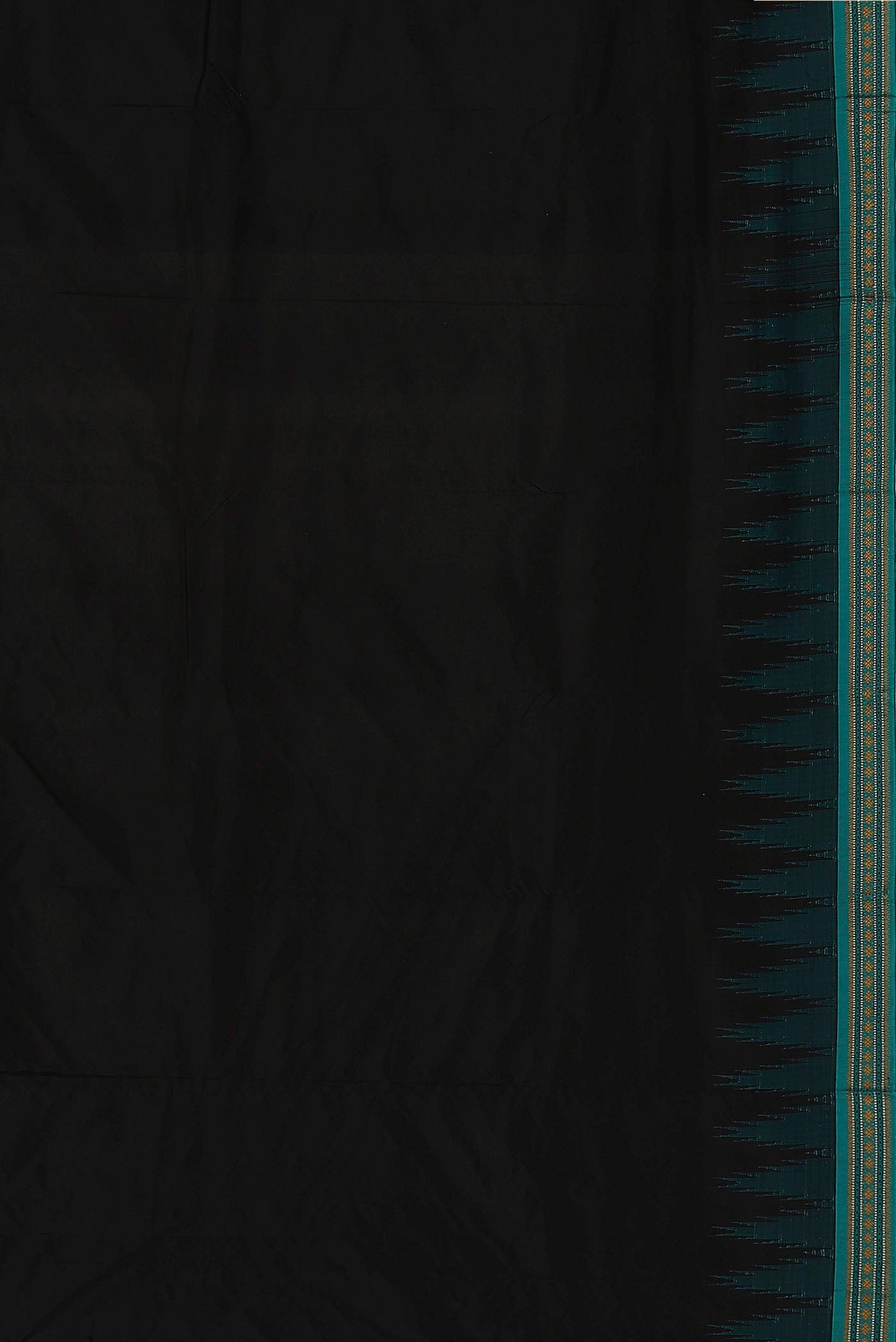 Black Bangalore Silk Saree