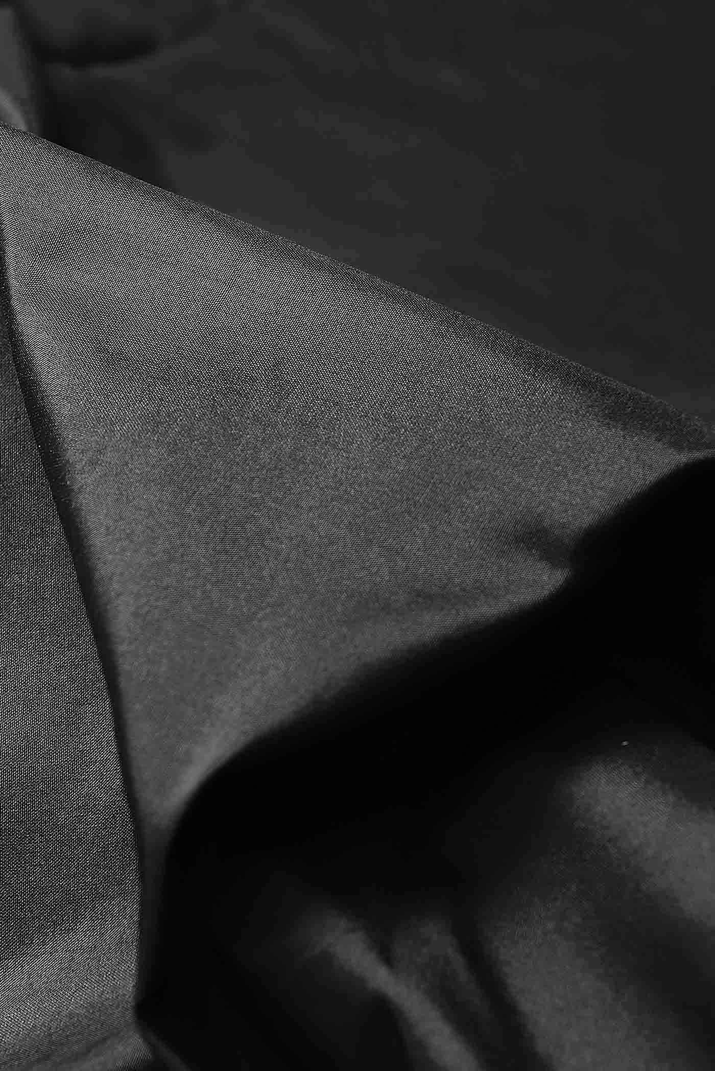 Black Bangalore Silk Saree