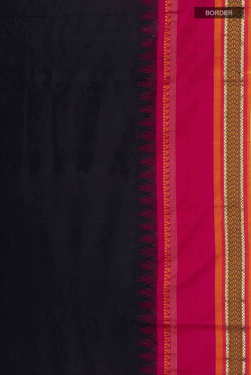 Black Kanchipuram Silk Saree