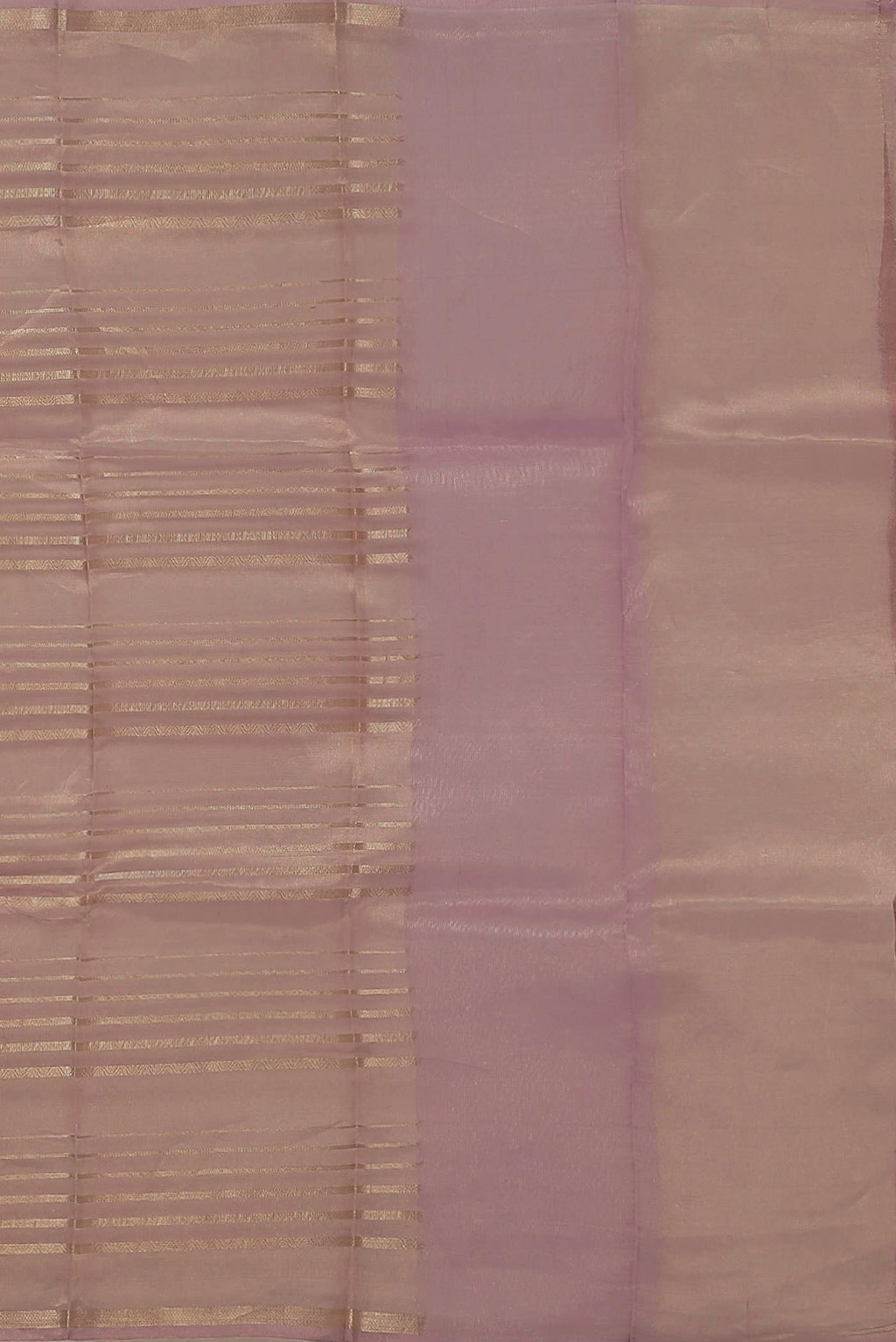 Rose Gold Organza Silk Saree