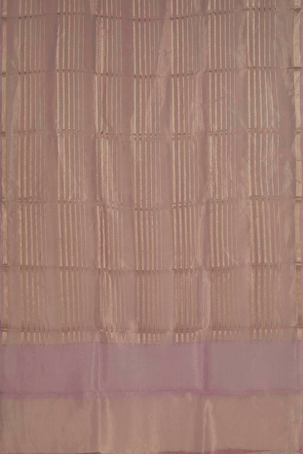 Rose Gold Organza Silk Saree