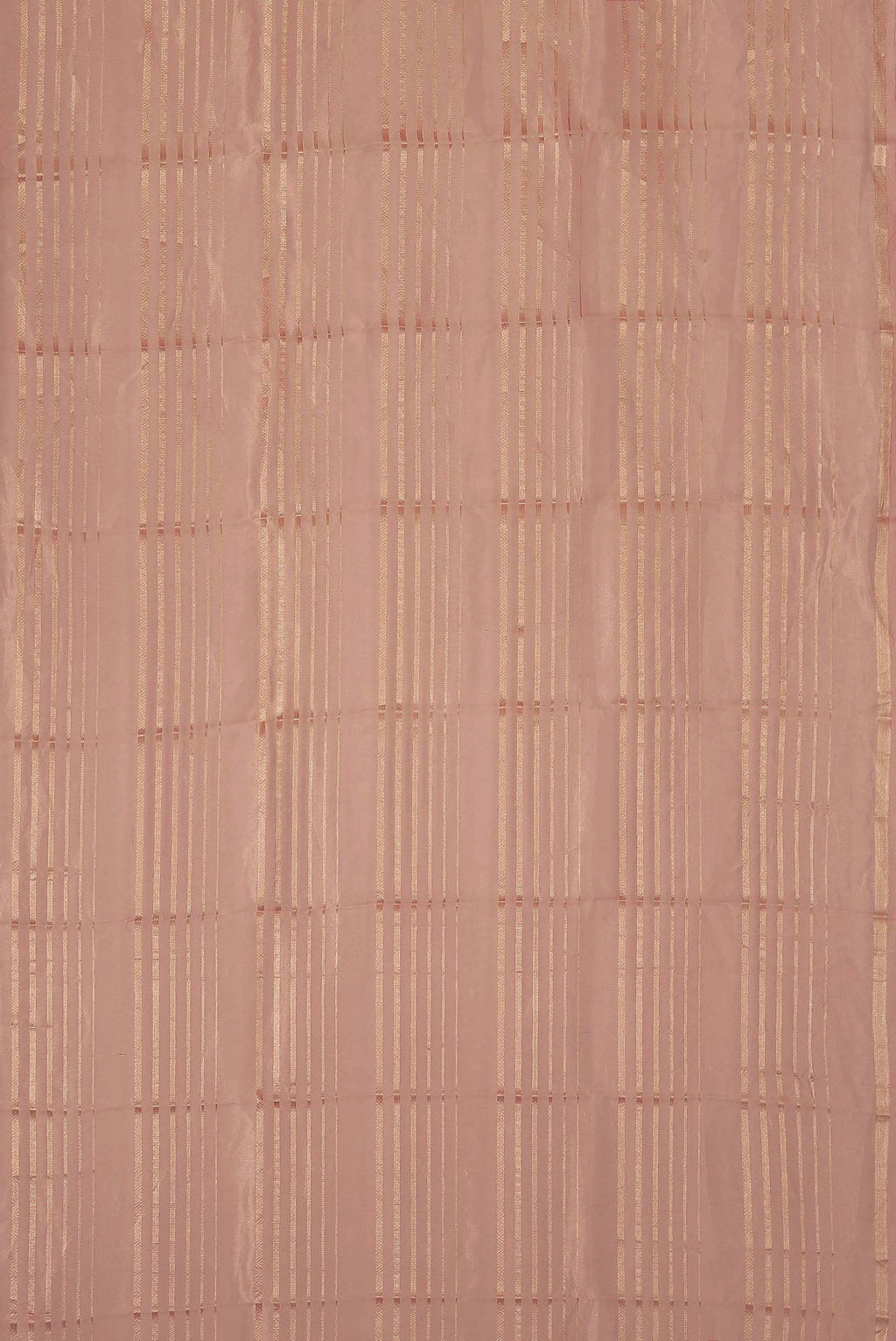 Rose Gold Organza Silk Saree