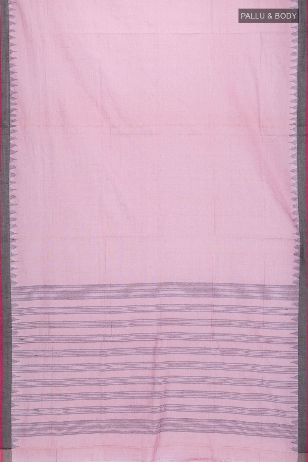 Rose pink Coimbatore Cotton Saree