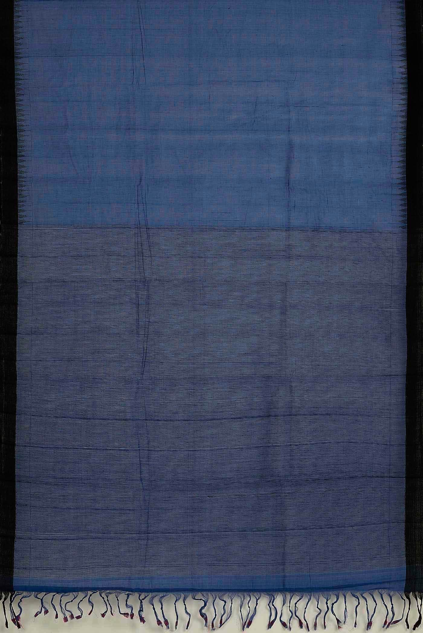 Blue Mangalagiri Cotton Saree