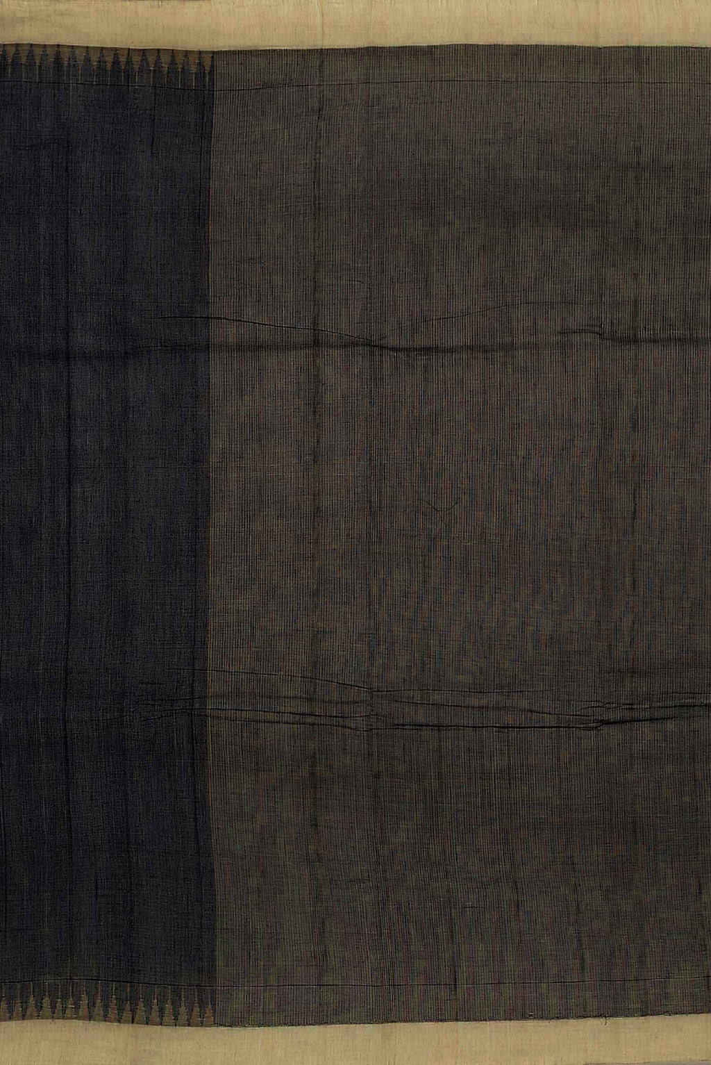 Black Mangalagiri Cotton Saree