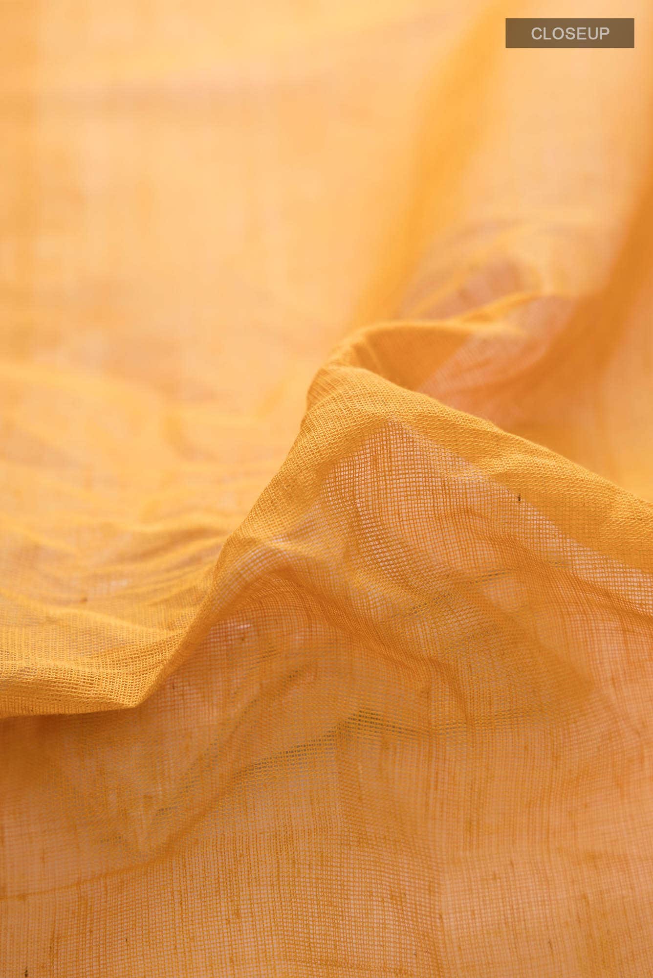 Mustard Coimbatore Cotton Saree
