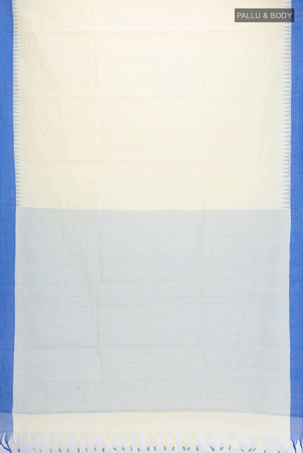 Lemon Yellow Coimbatore Cotton Saree