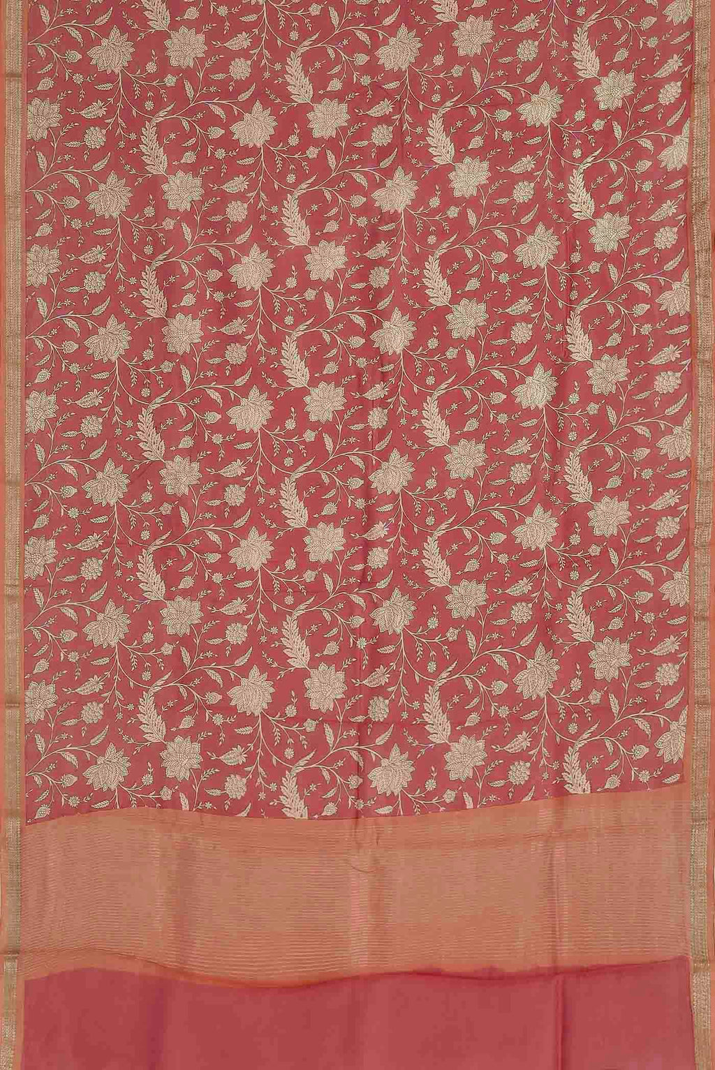 Pink Chanderi Silk Cotton Saree