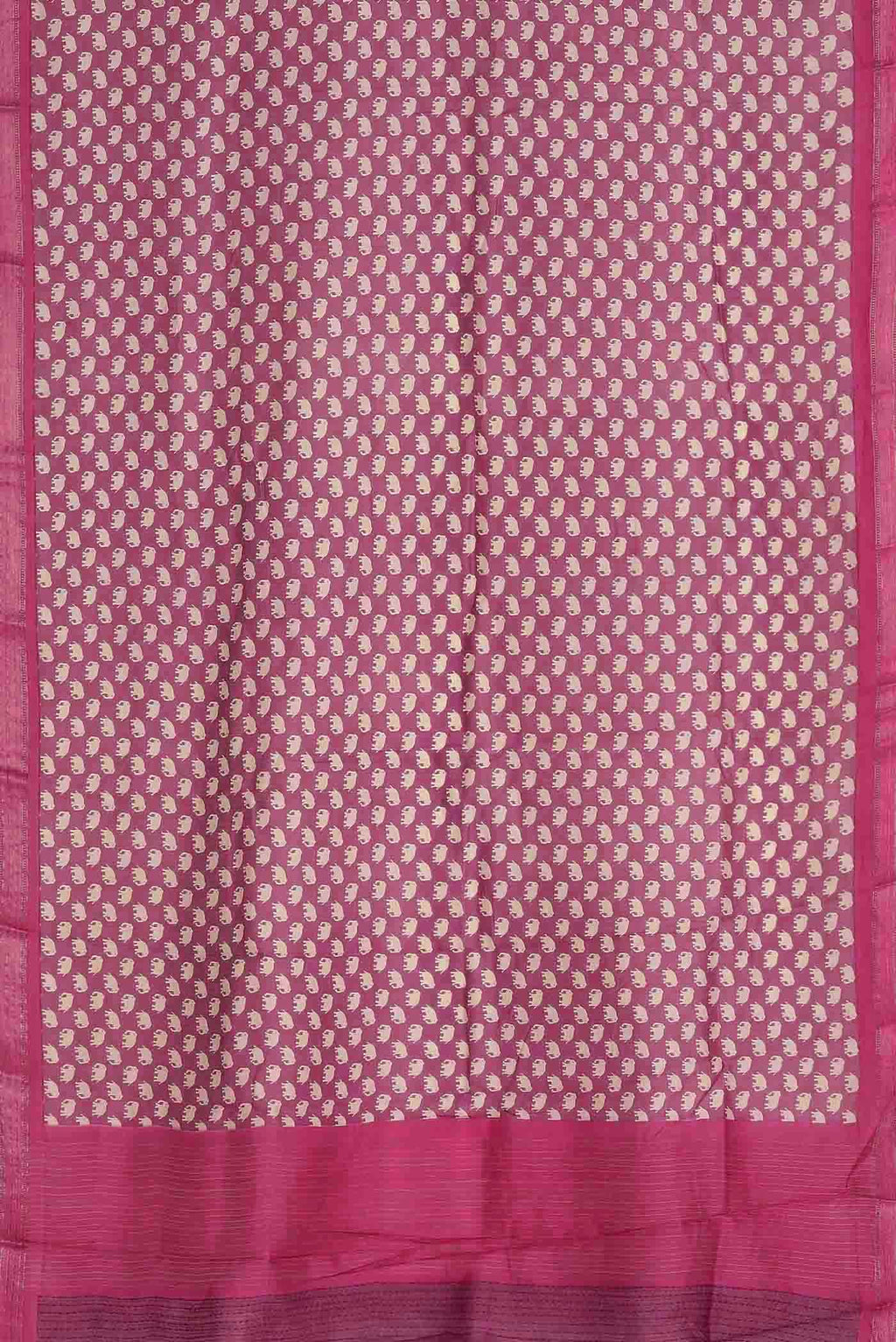 Pink Chanderi Silk Cotton Saree