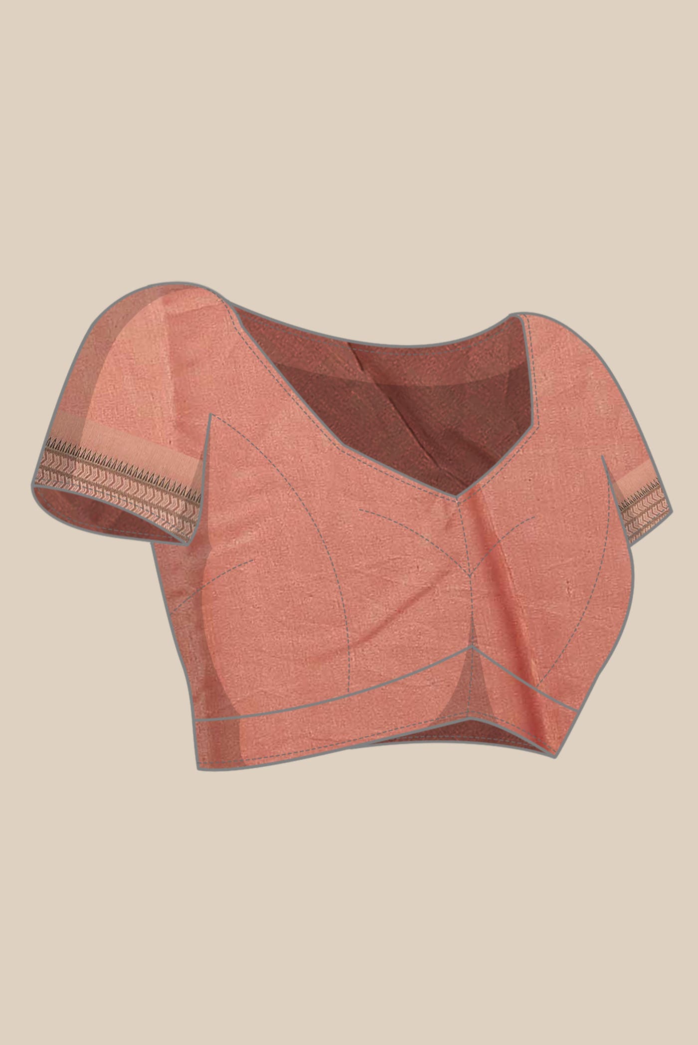 Pink Chanderi Silk Cotton Saree