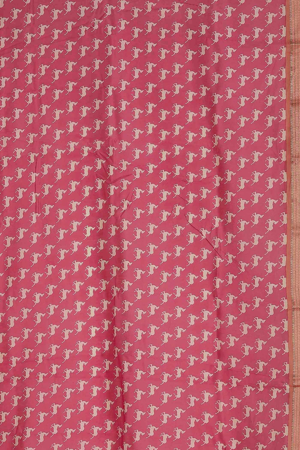 Pink Chanderi Silk Cotton Saree