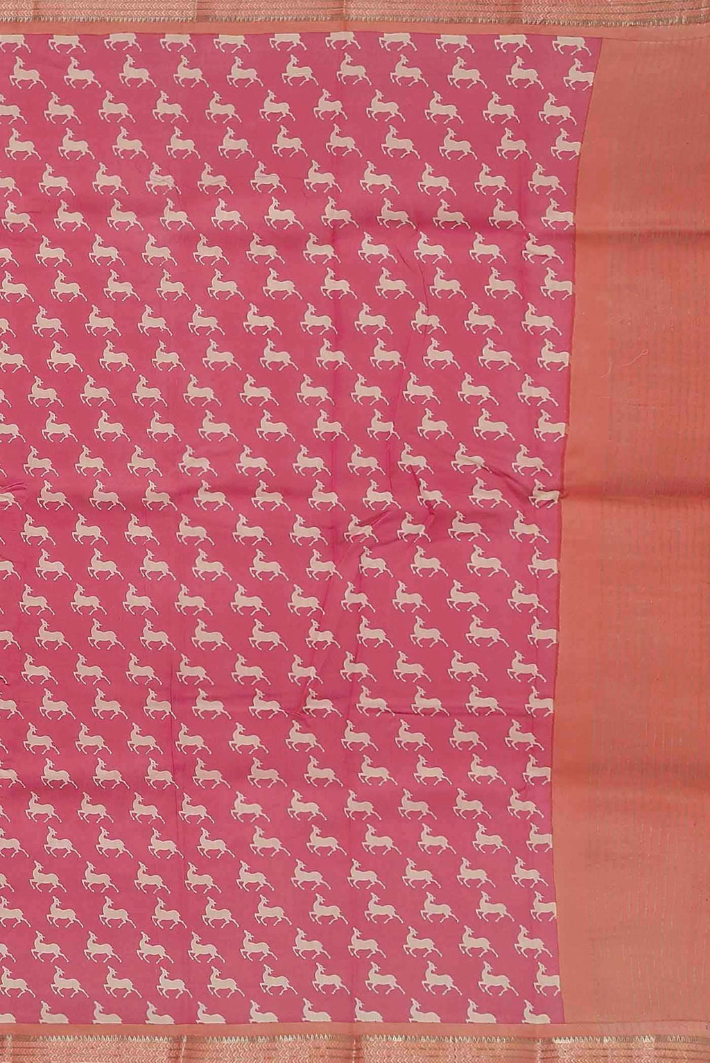 Pink Chanderi Silk Cotton Saree