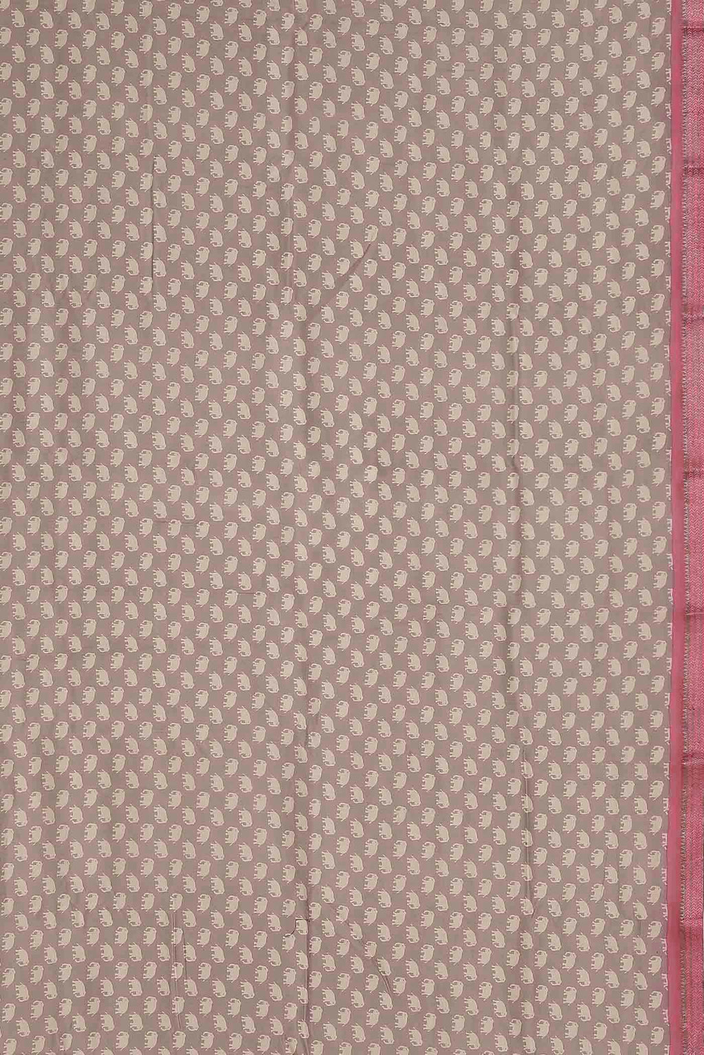 Mauve Chanderi Silk Cotton Saree