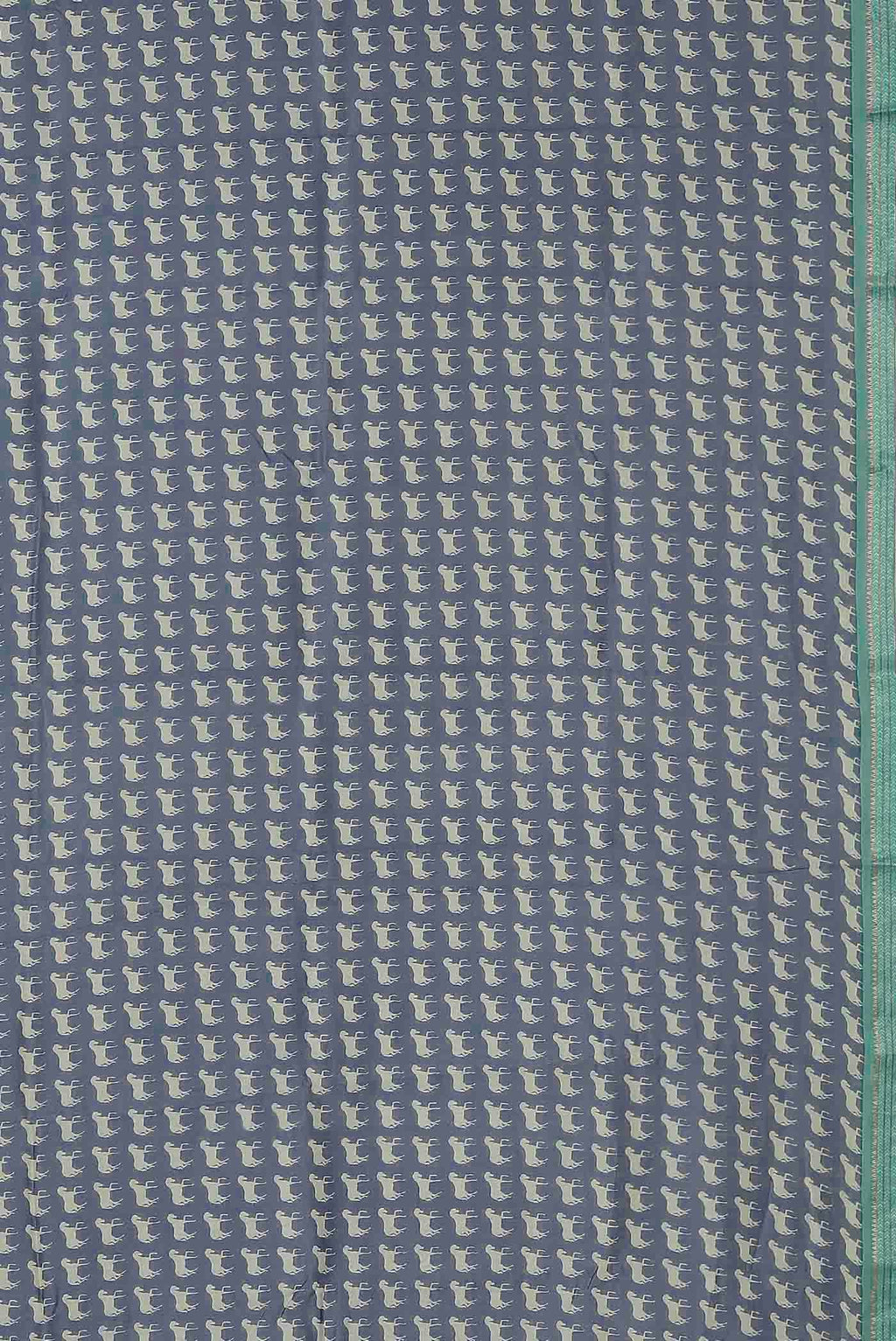 Blue Chanderi Silk Cotton Saree