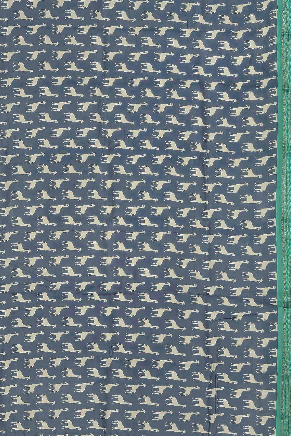 Blue Chanderi Silk Cotton Saree