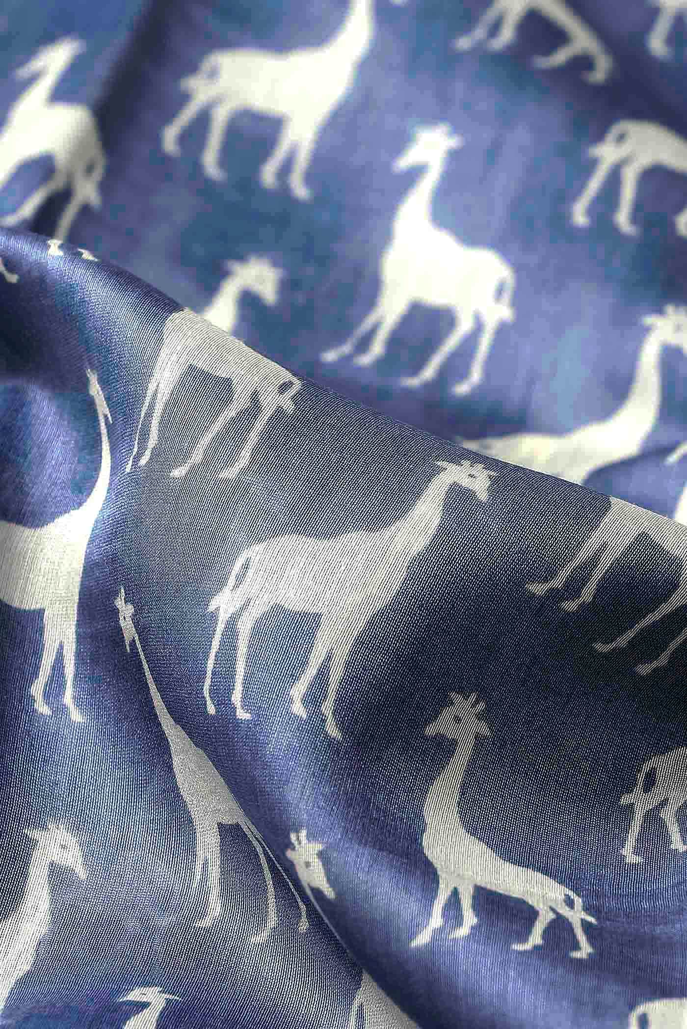 Blue Chanderi Silk Cotton Saree