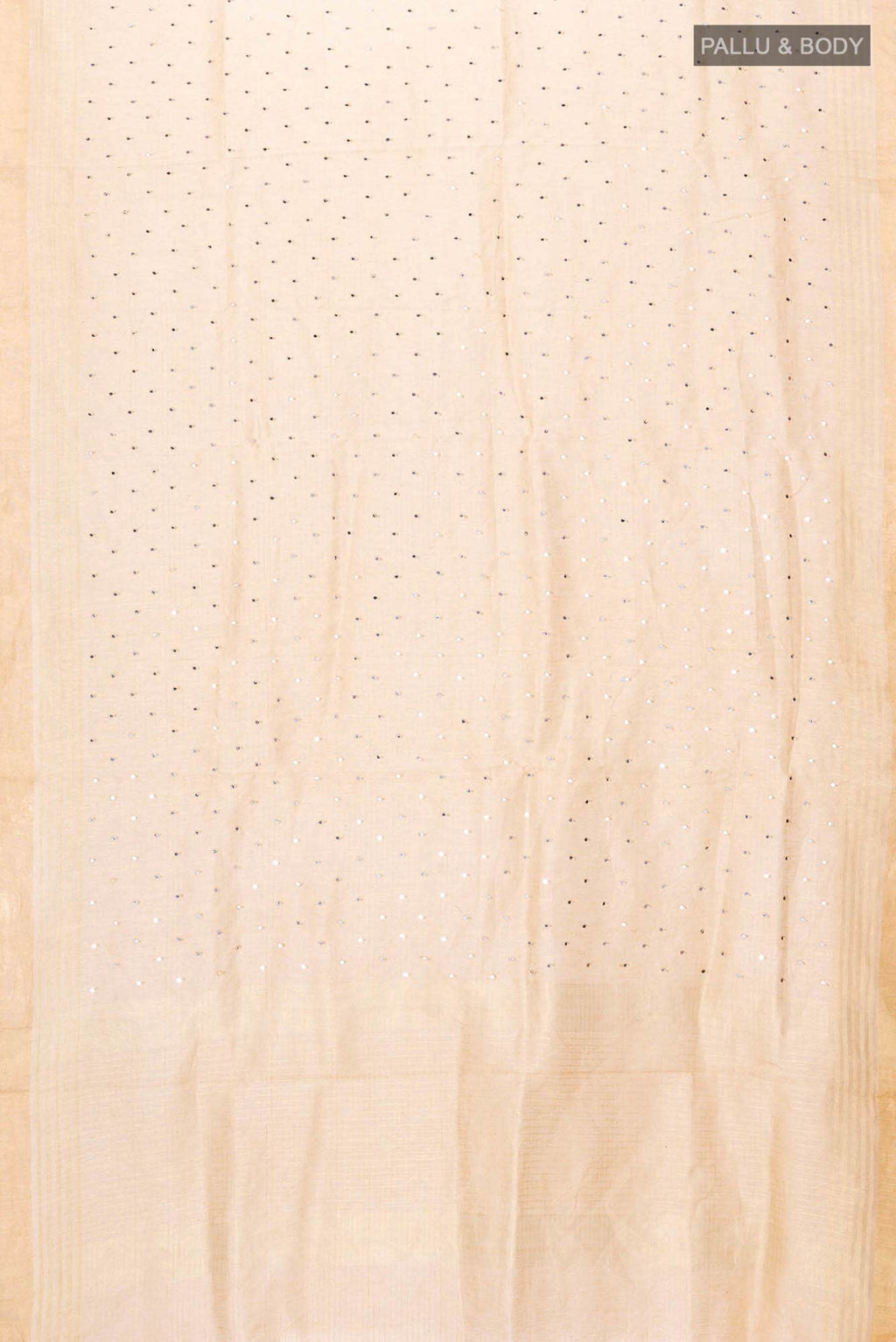 Beige Linen Saree
