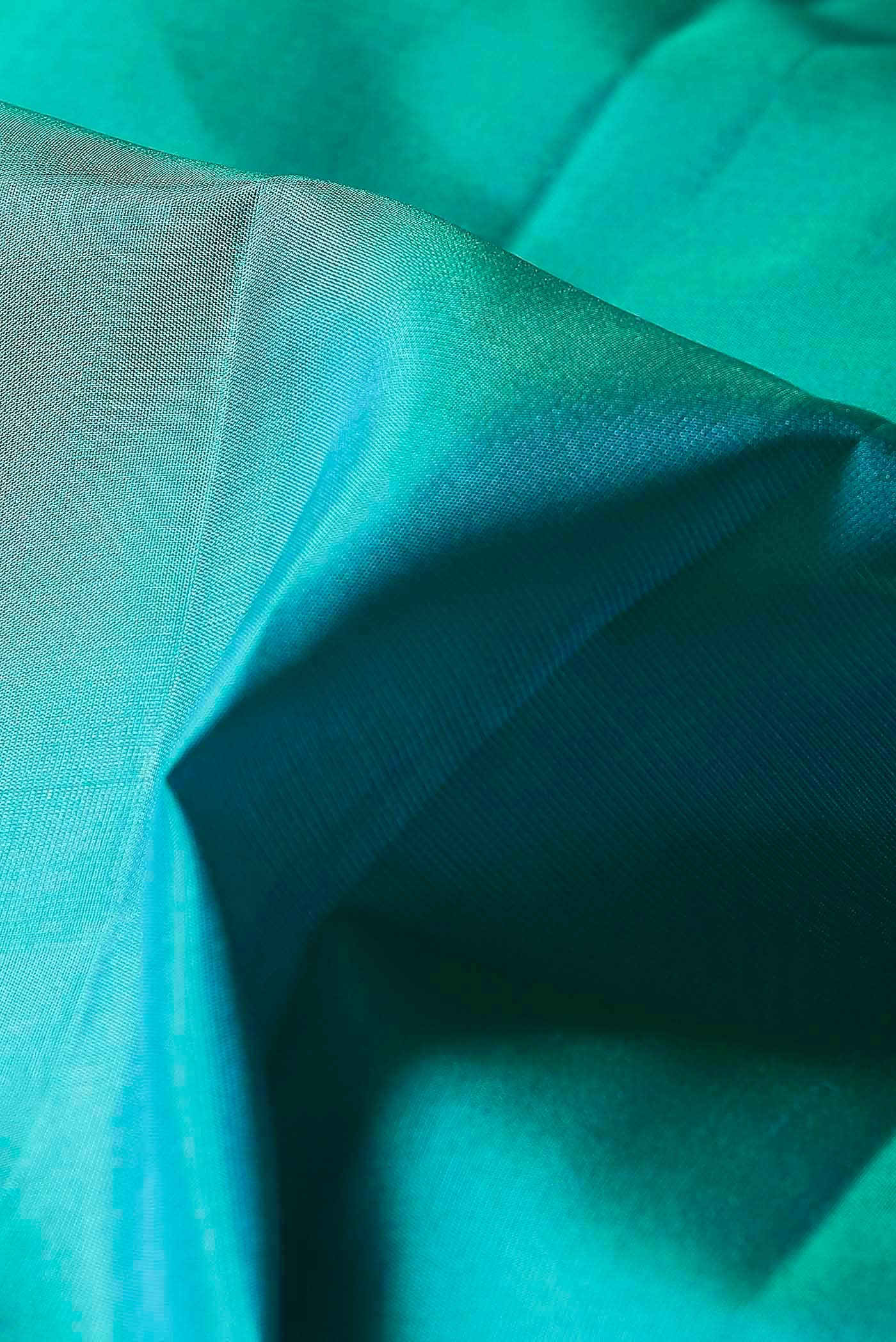 Blue Kanchipuram Silk Saree