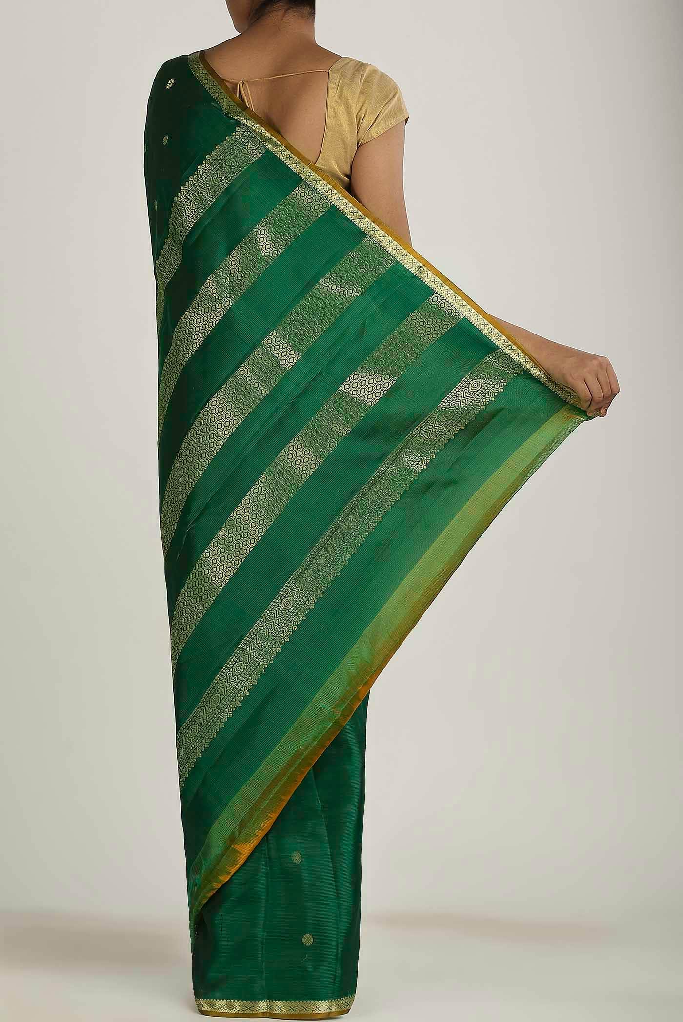 Green Kanchipuram Silk Saree