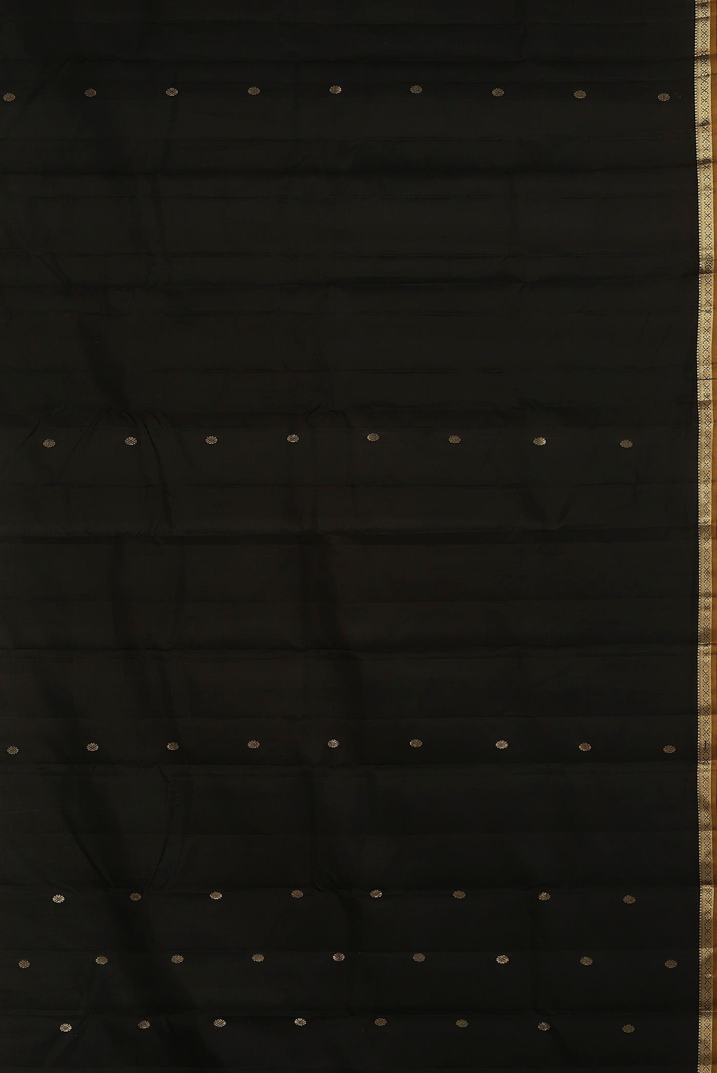 Black Kanchipuram Silk Saree