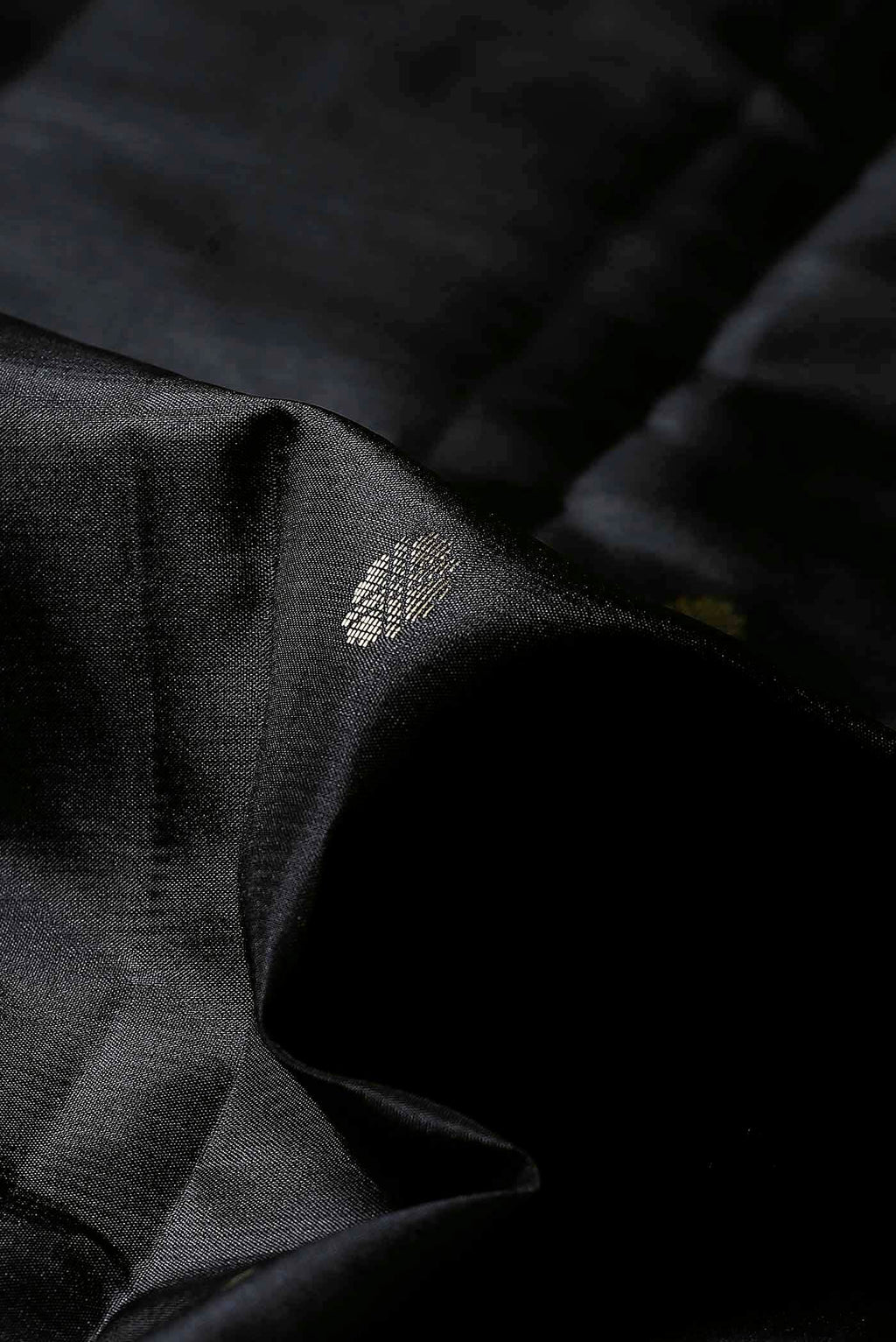 Black Kanchipuram Silk Saree