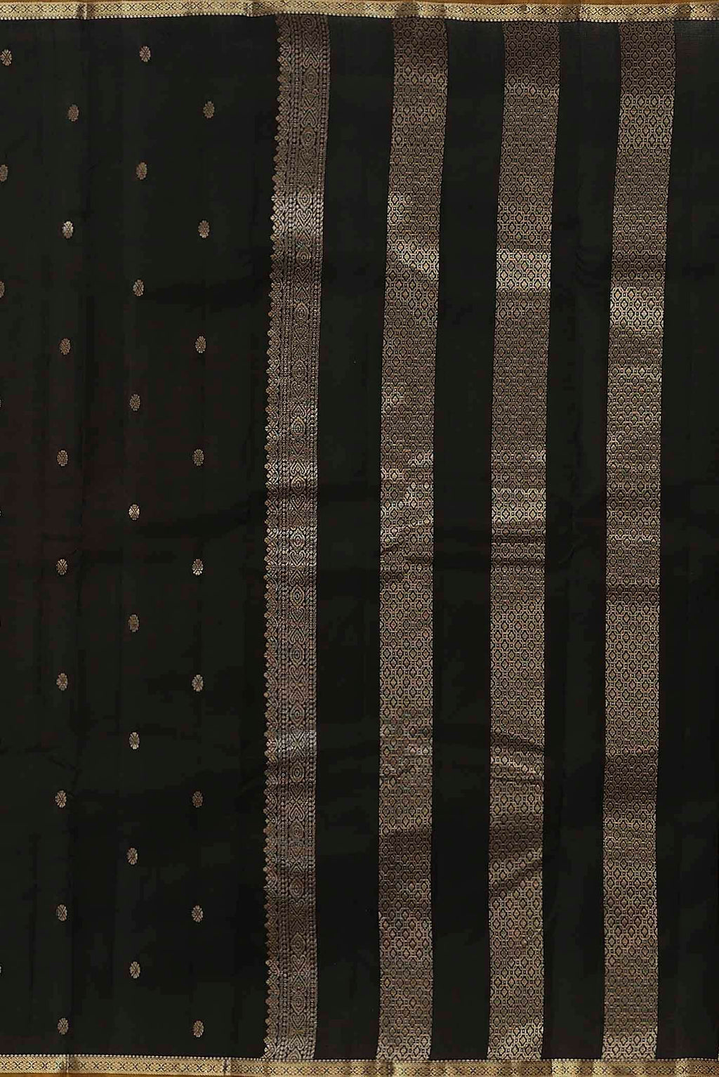 Black Kanchipuram Silk Saree