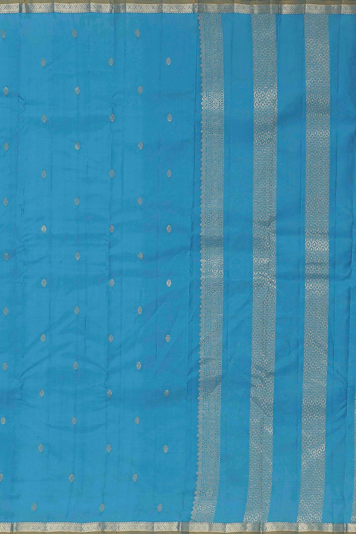 Blue Kanchipuram Silk Saree