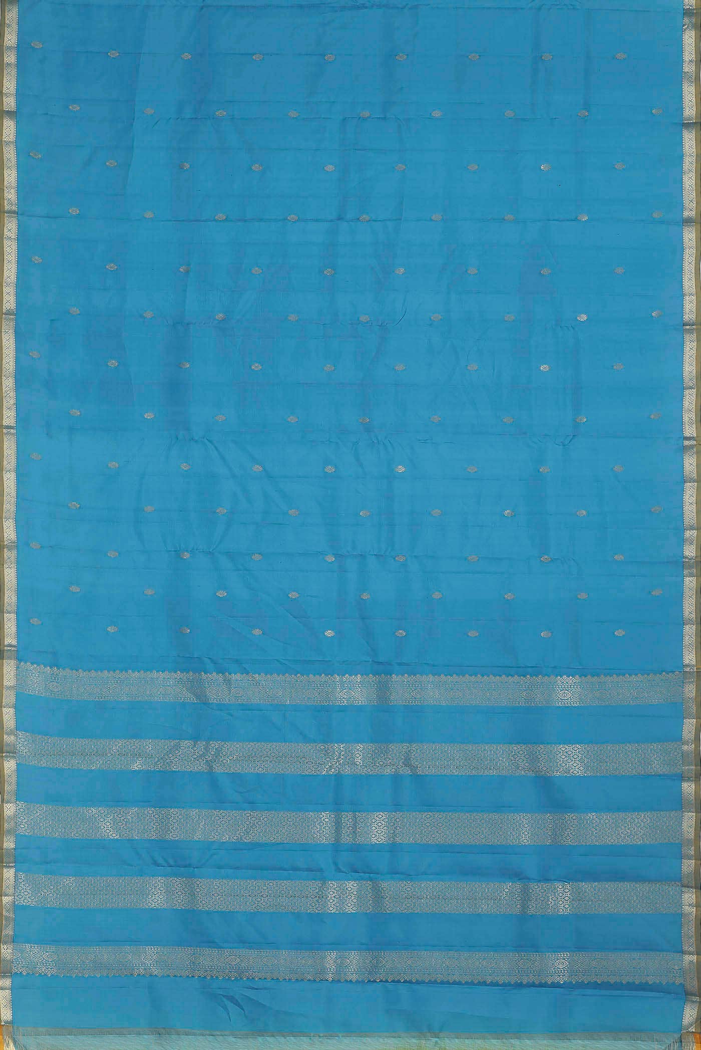 Blue Kanchipuram Silk Saree