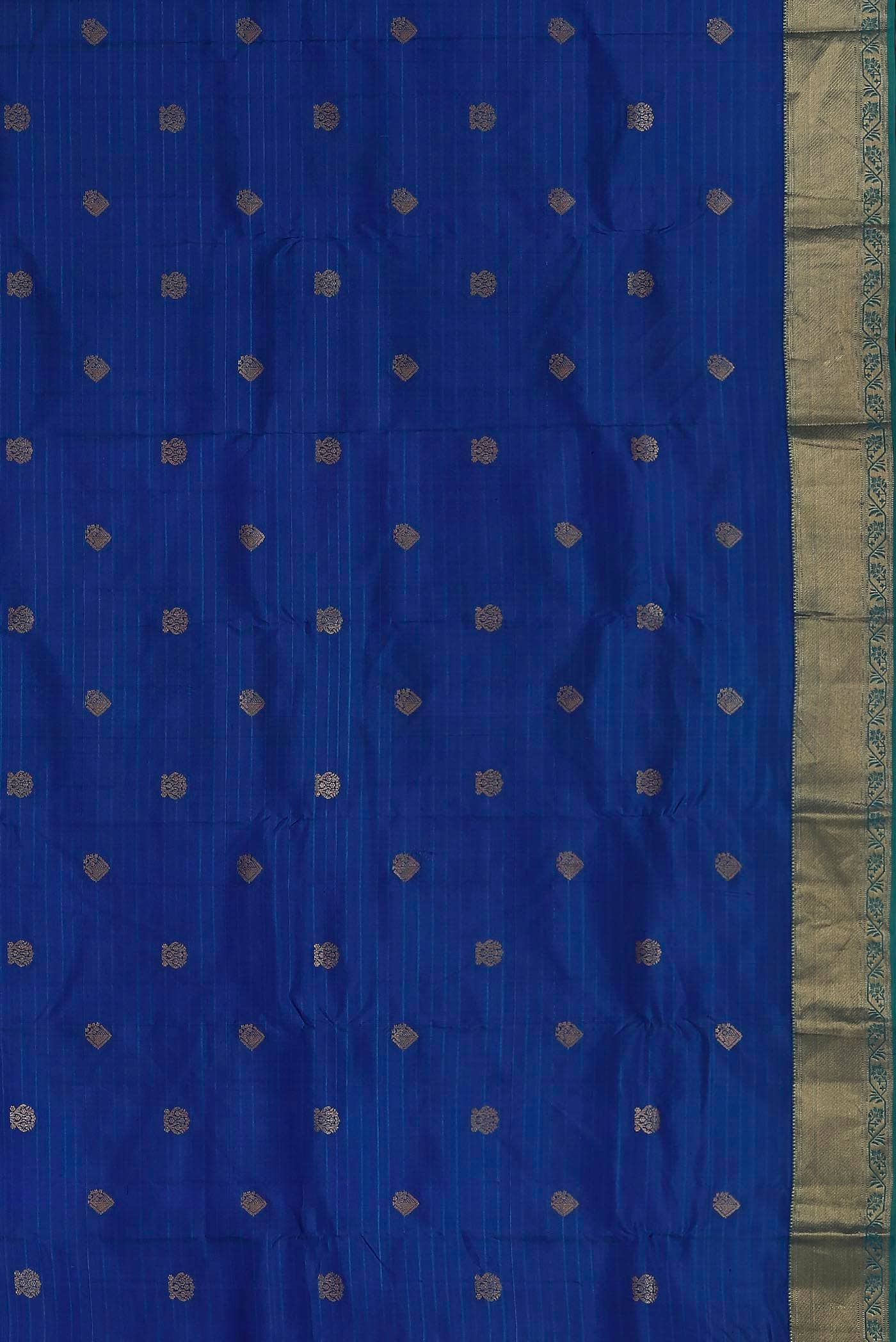 Blue Kanchipuram Silk Saree