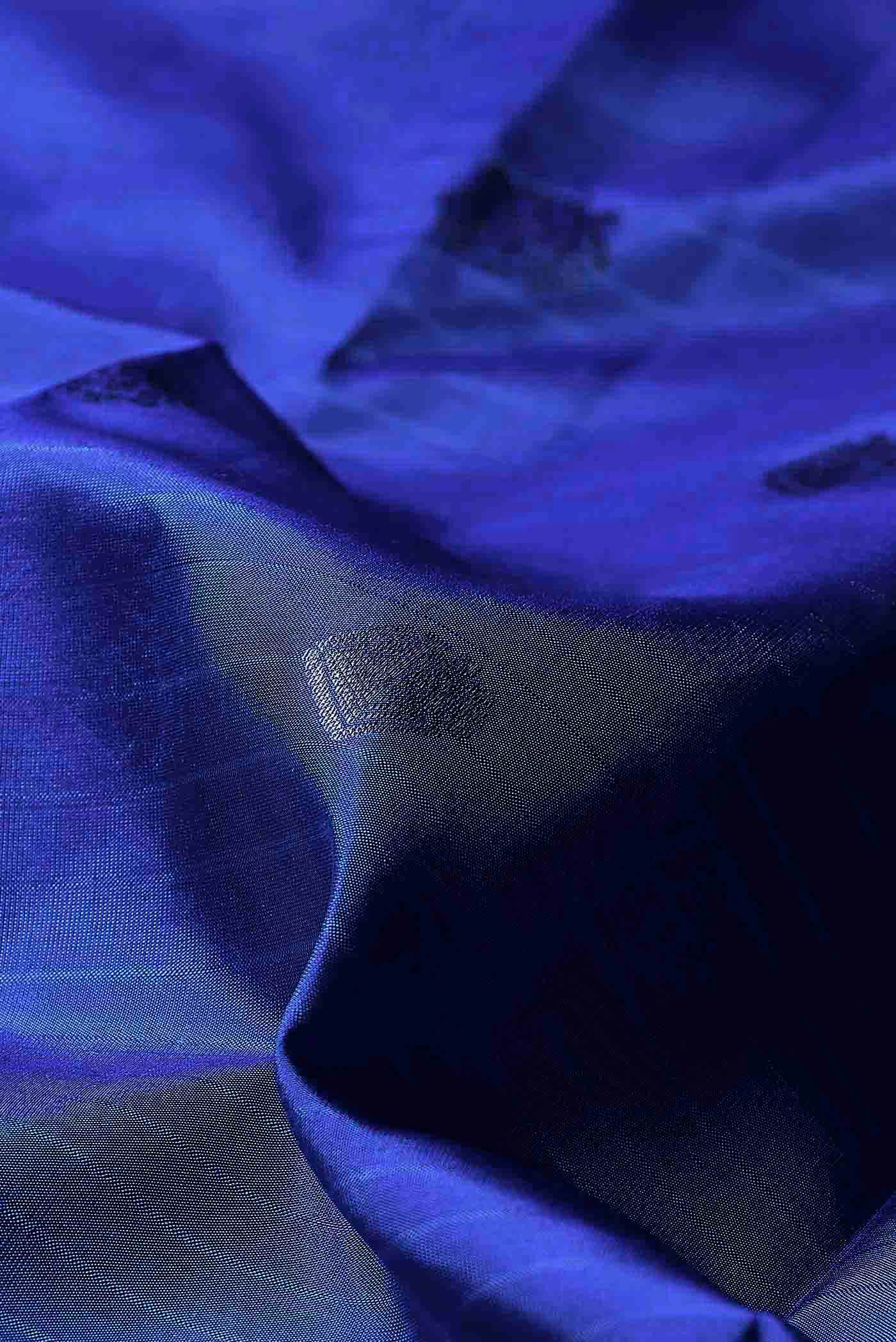 Blue Kanchipuram Silk Saree