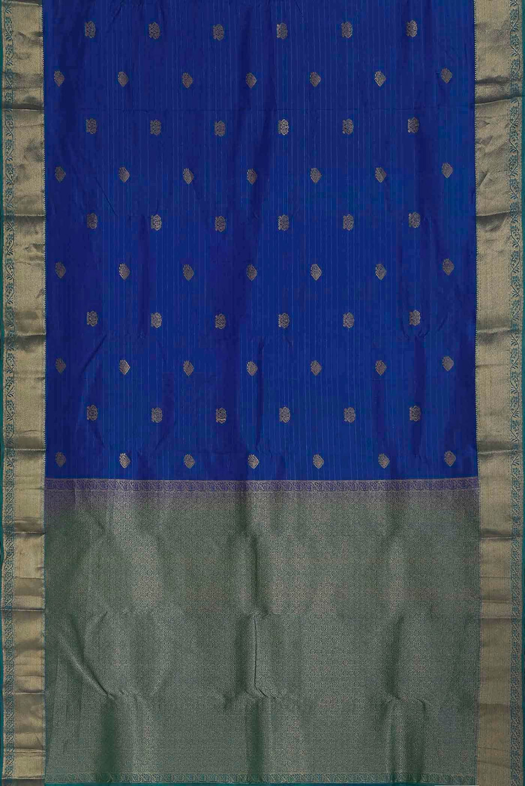 Blue Kanchipuram Silk Saree