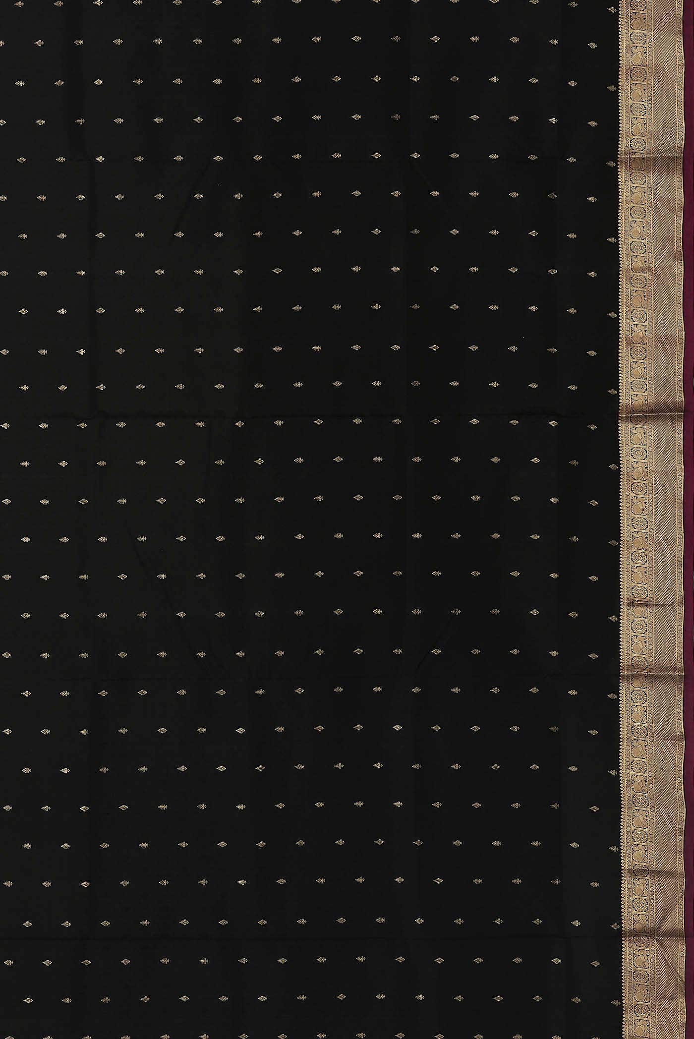 Black Soft Silk Saree