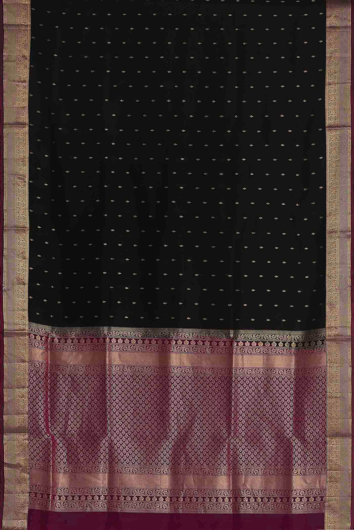 Black Soft Silk Saree