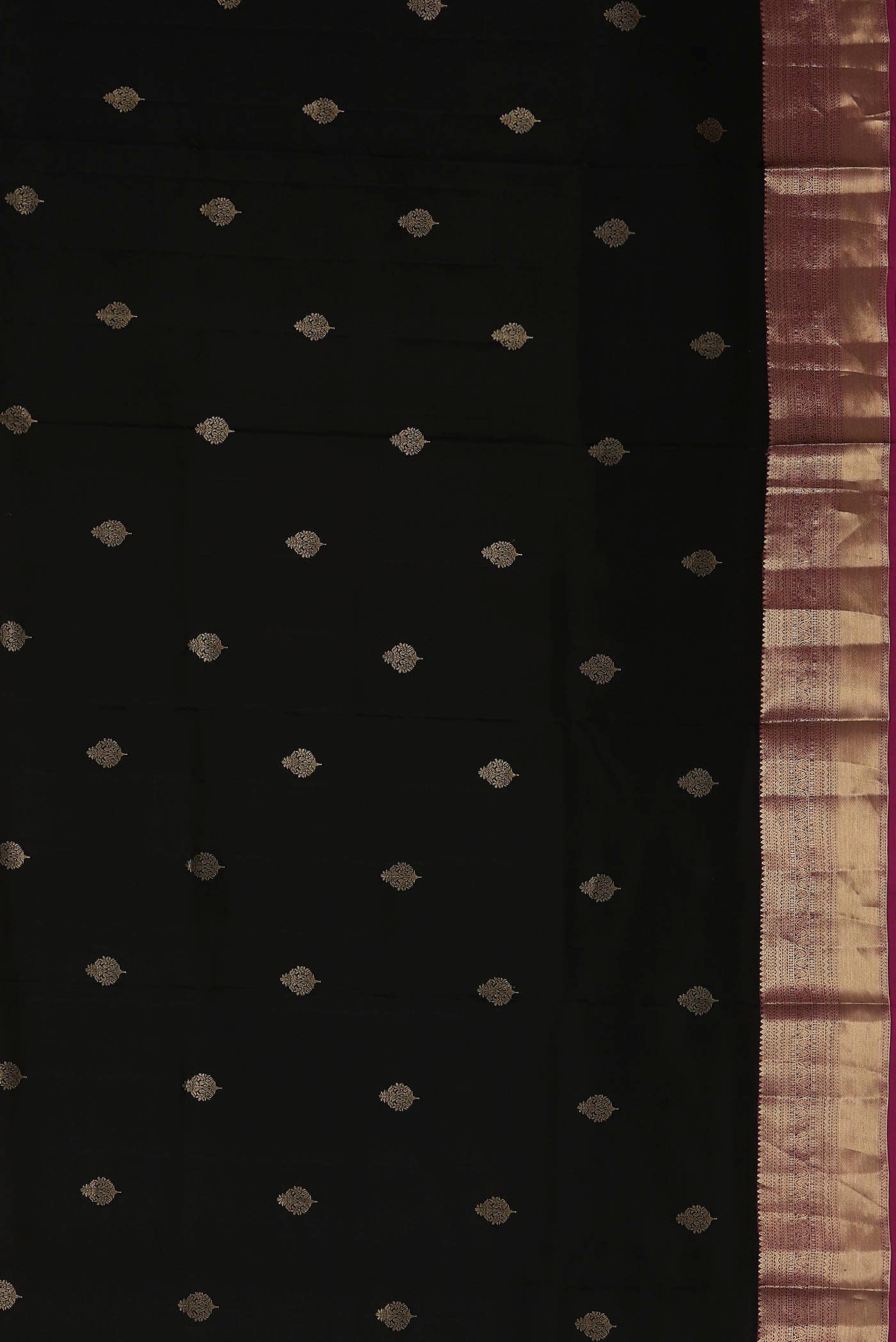 Black Soft Silk Saree