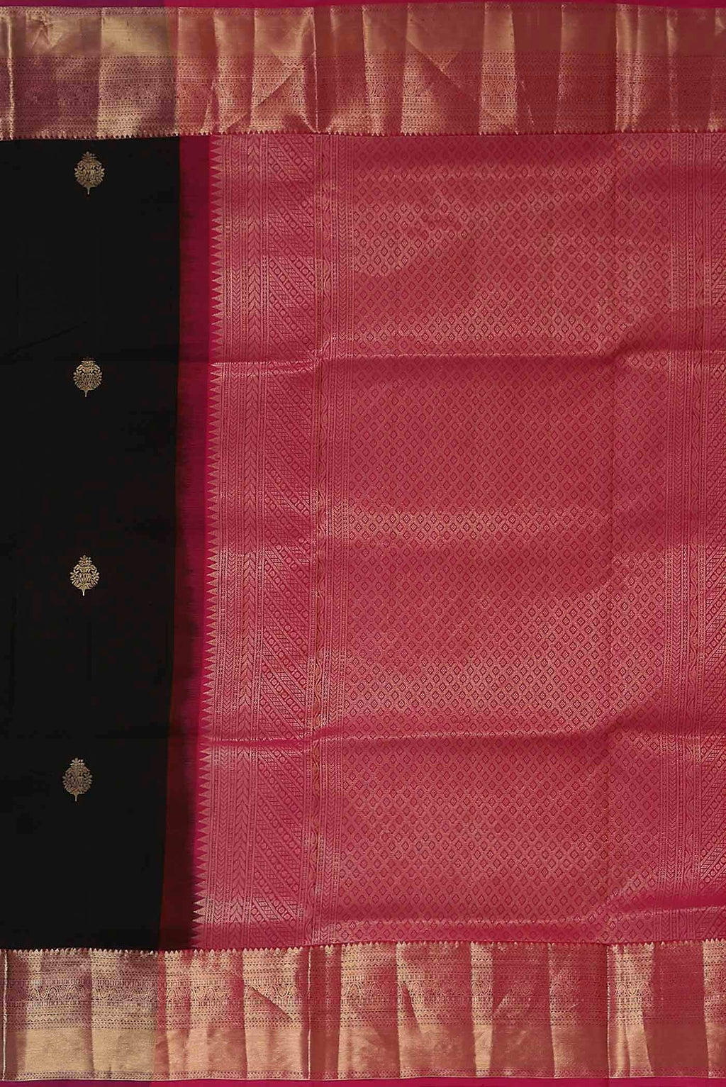 Black Soft Silk Saree
