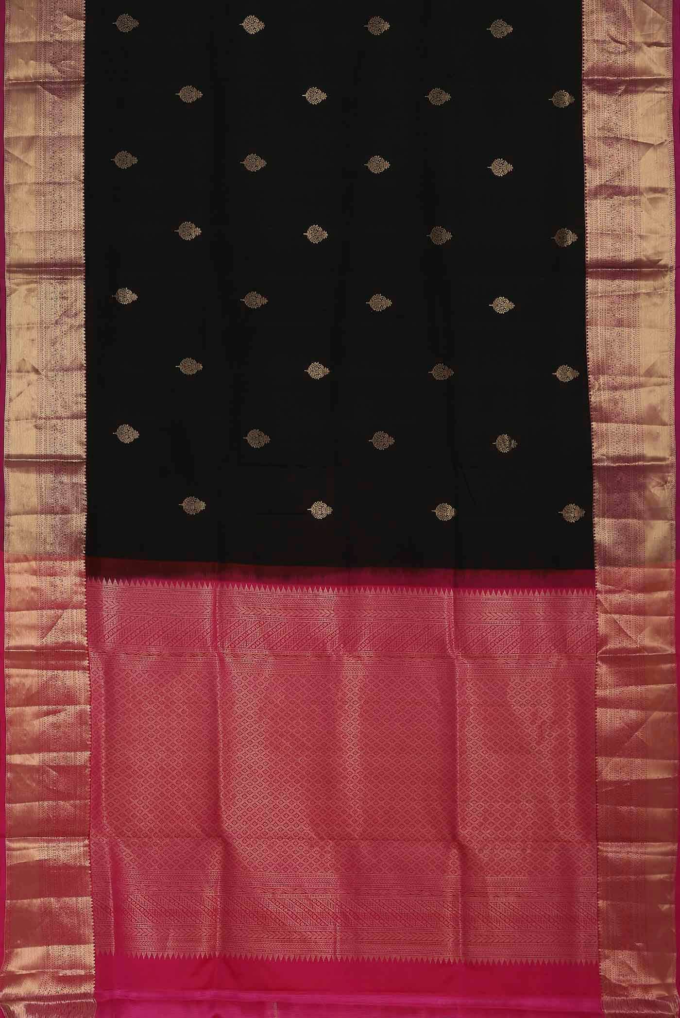 Black Soft Silk Saree