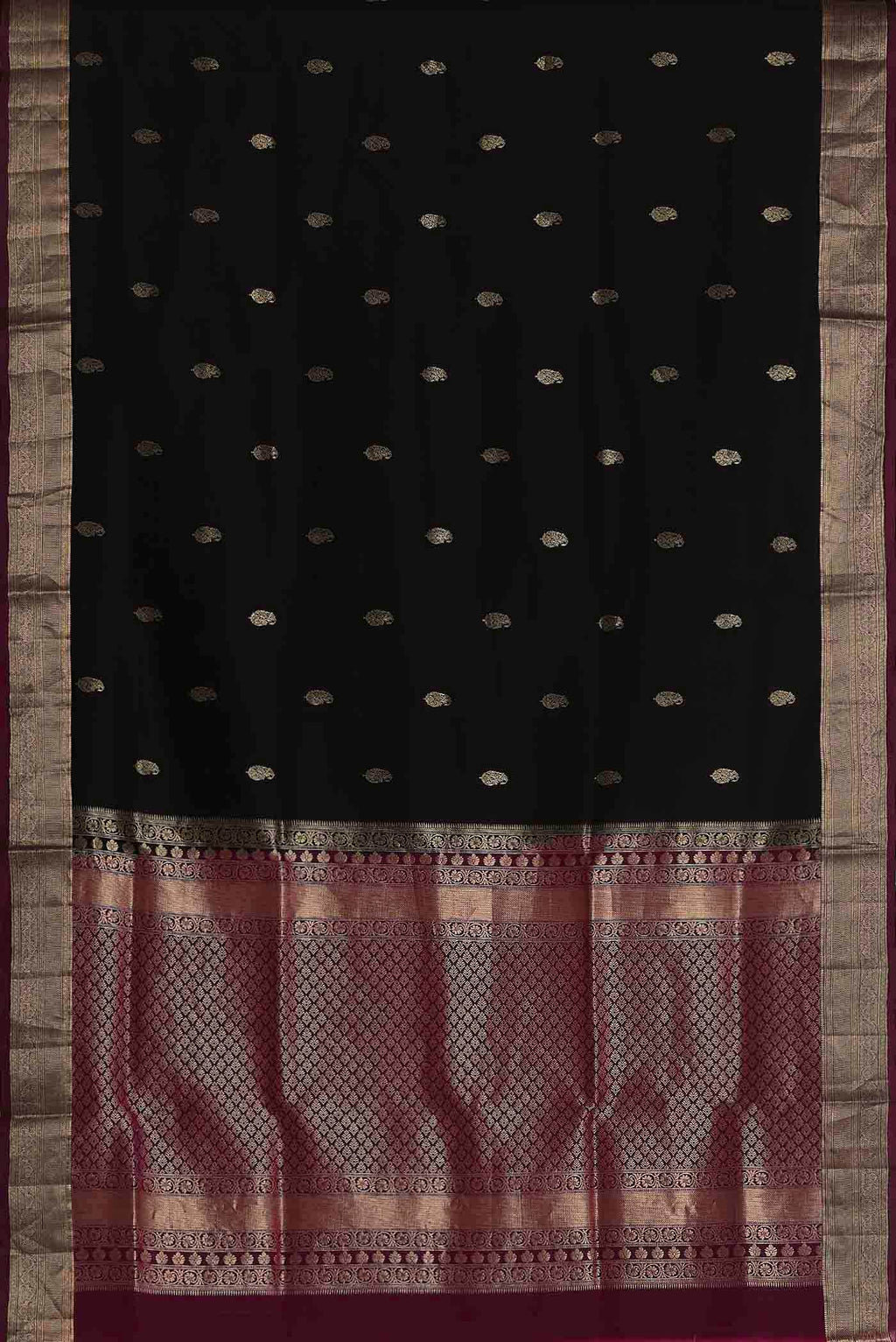 Black Soft Silk Saree