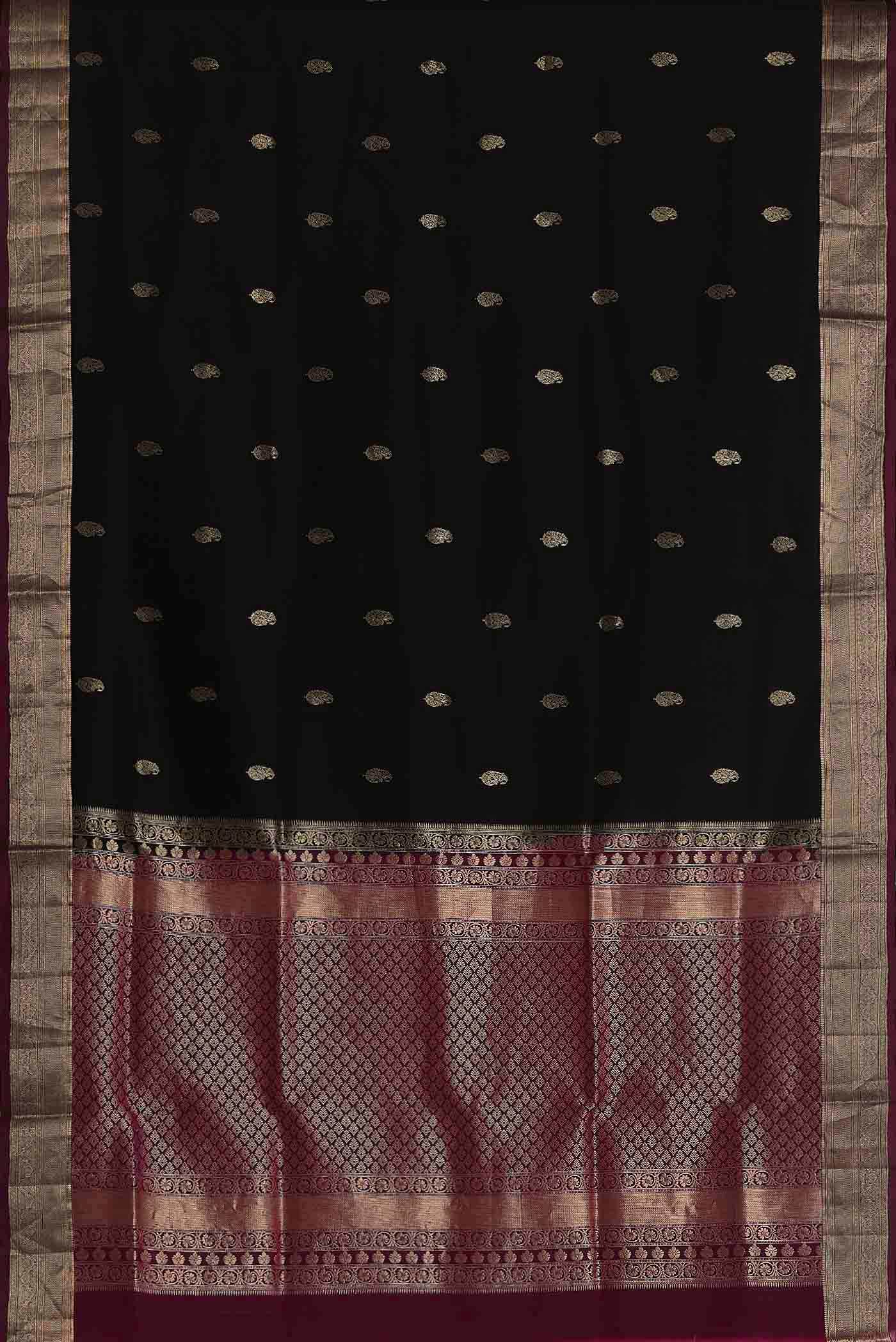 Black Soft Silk Saree