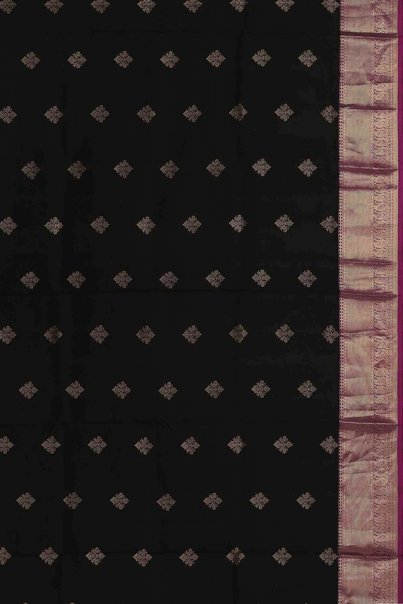 Black Soft Silk Saree