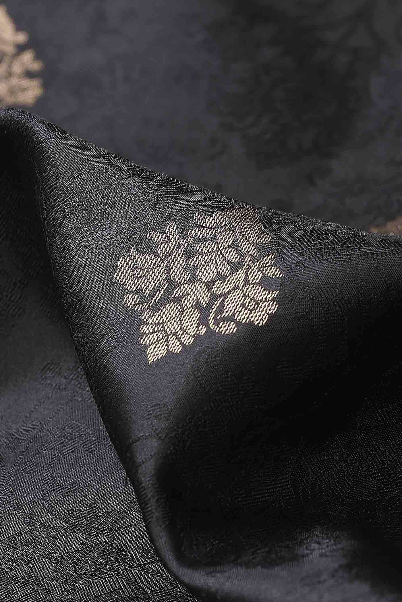 Black Soft Silk Saree