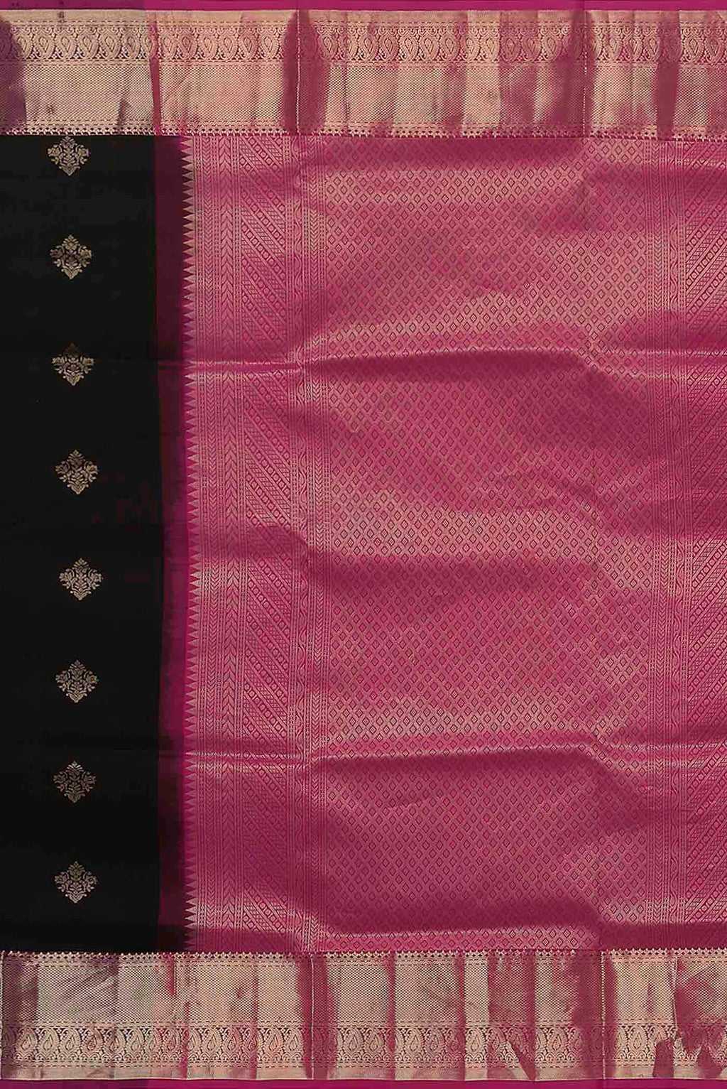 Black Soft Silk Saree