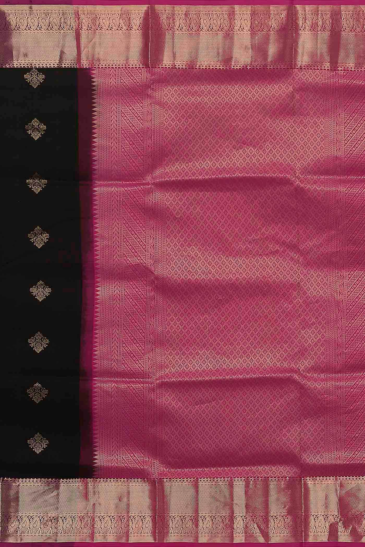 Black Soft Silk Saree
