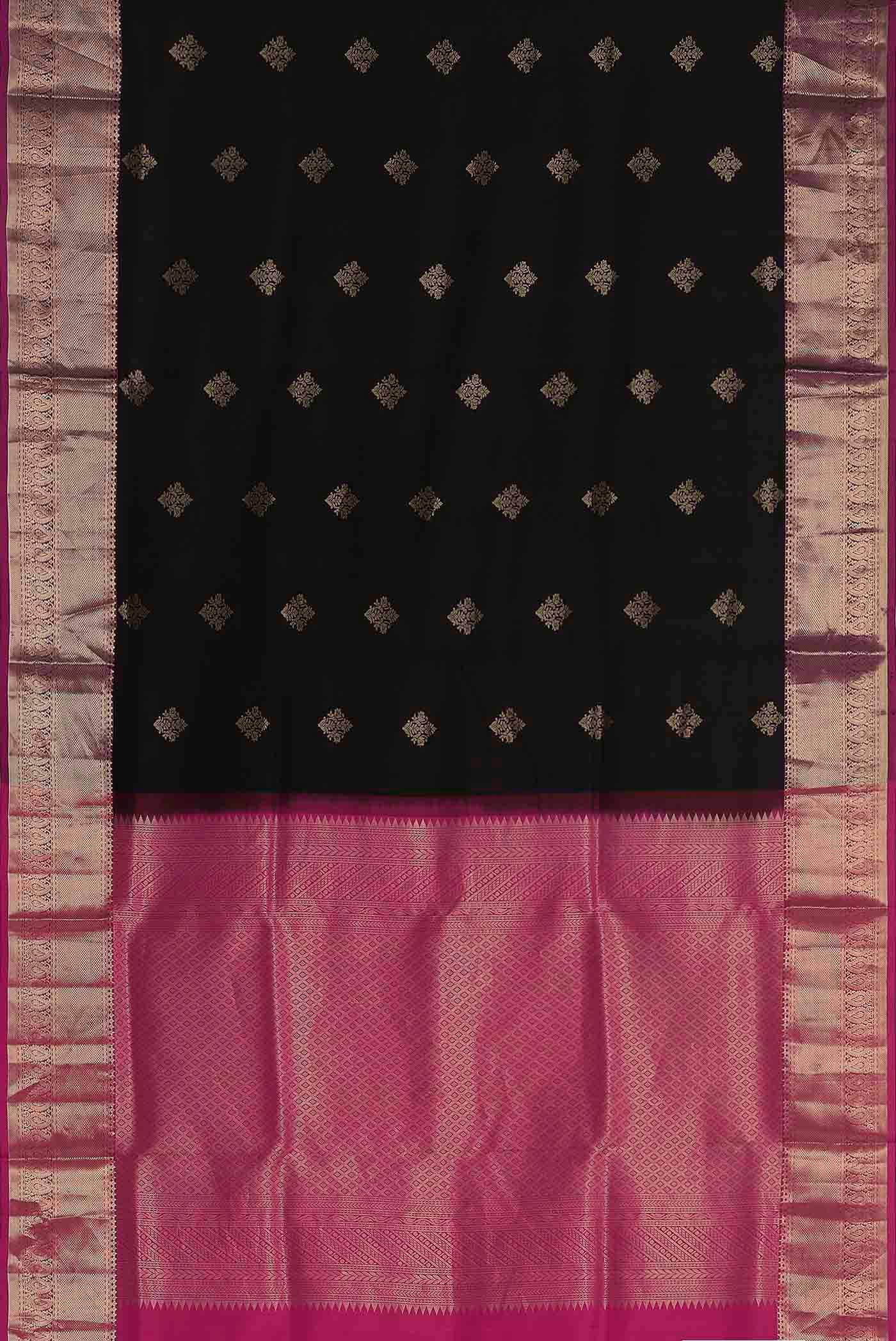 Black Soft Silk Saree