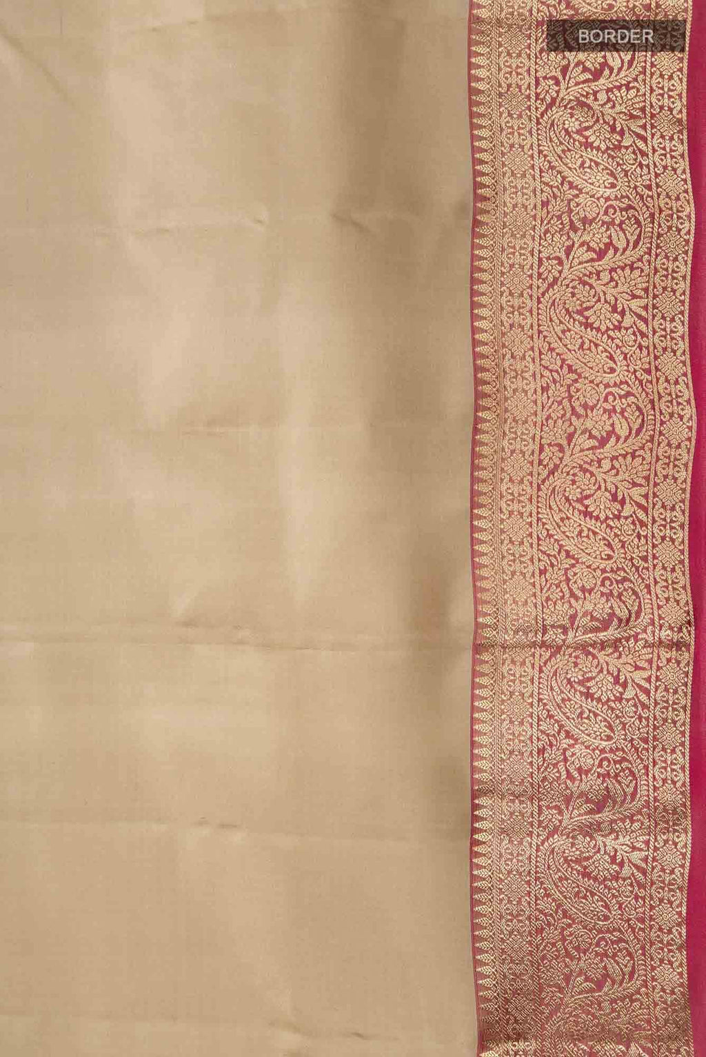 Beige Soft Silk Saree