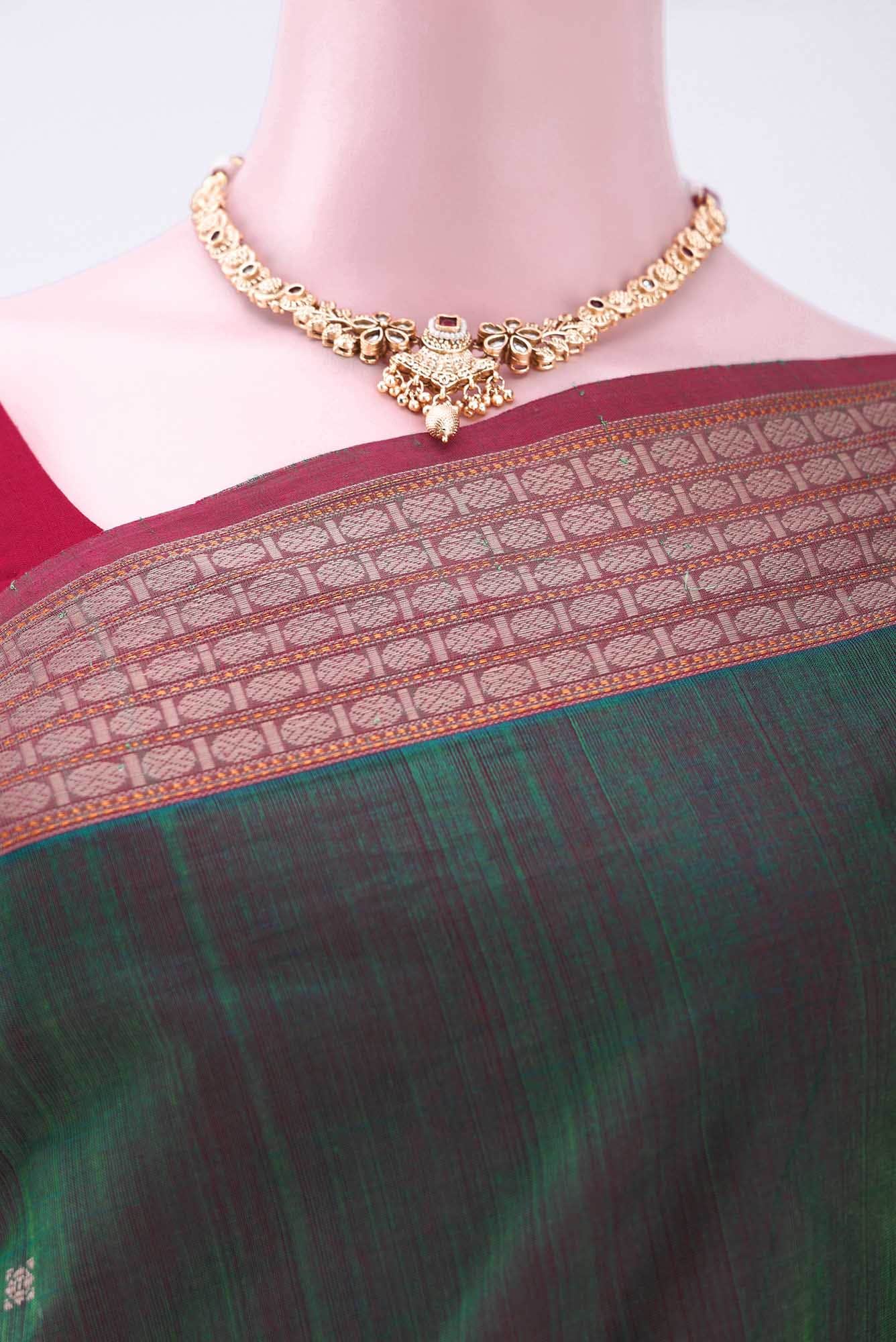 Green Kanchi Cotton Saree