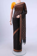 Black Coimbatore Cotton Saree