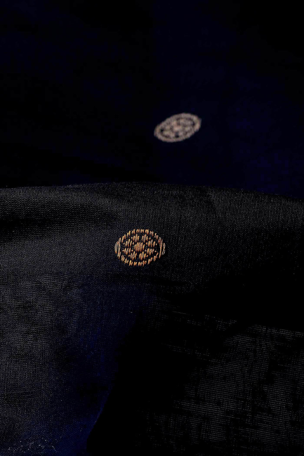 Black Coimbatore Cotton Saree